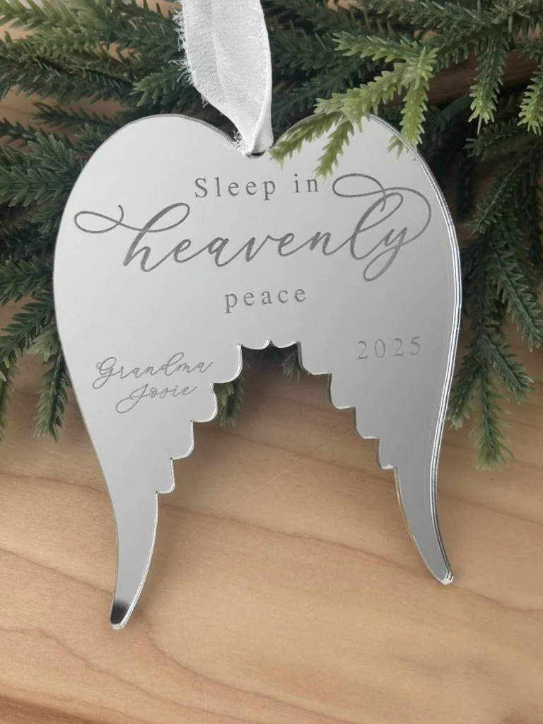 Angel Wing Memorial Ornament / Loss