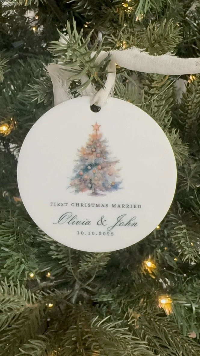 Married Christmas Tree Ornament