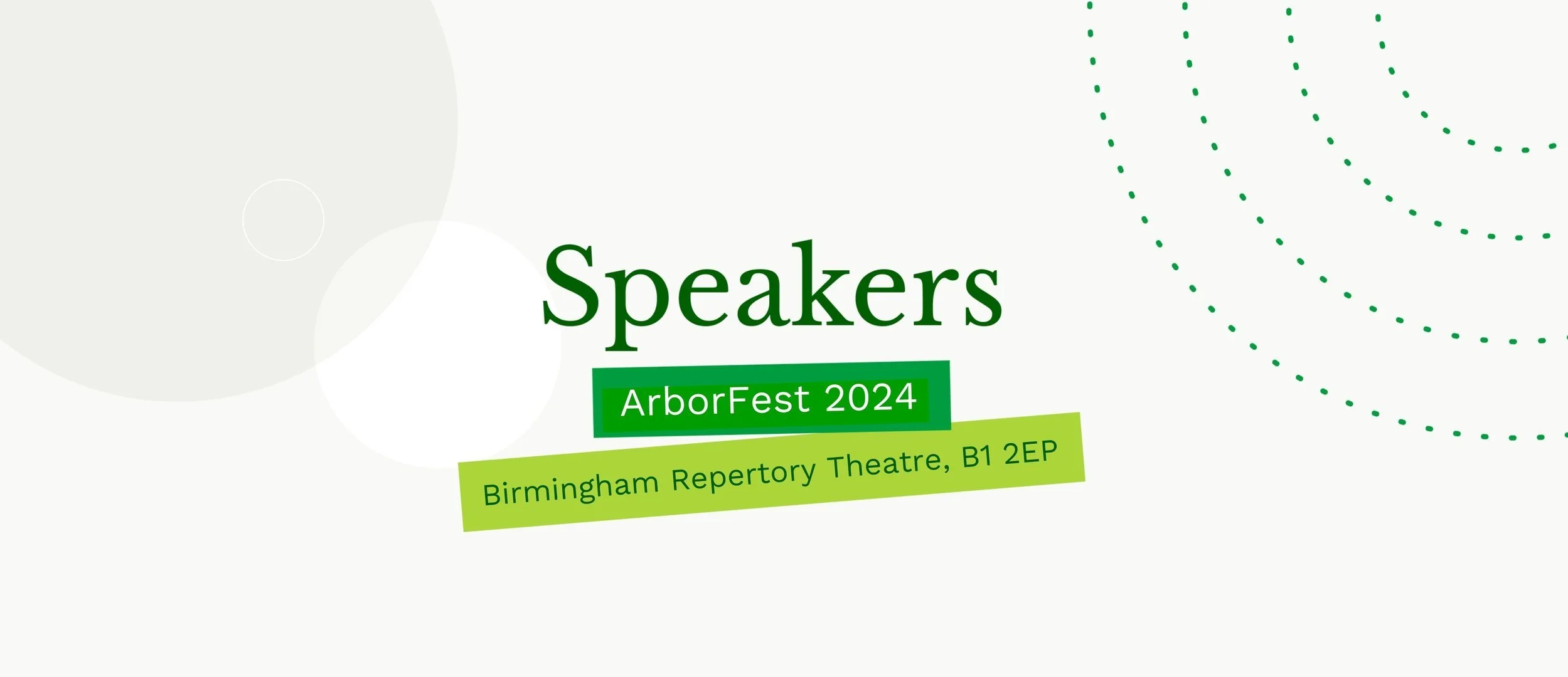 Speakers — ArborFest 2024