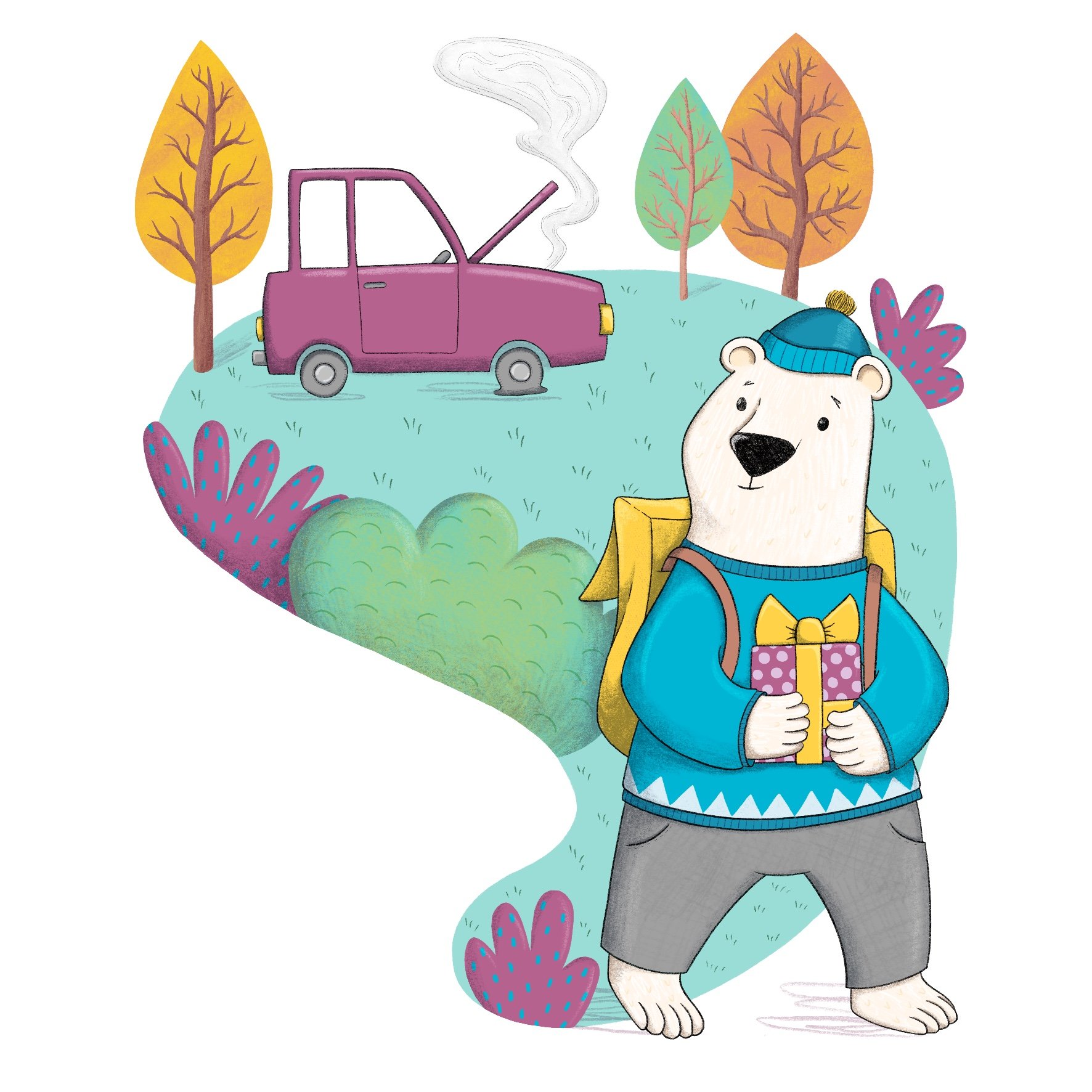 Bearly There - Poster Design