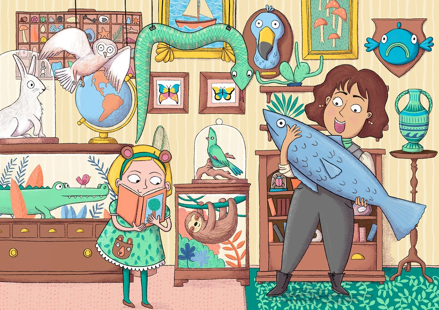 The Pop-Up Cardboard Museum of Natural History from the Future