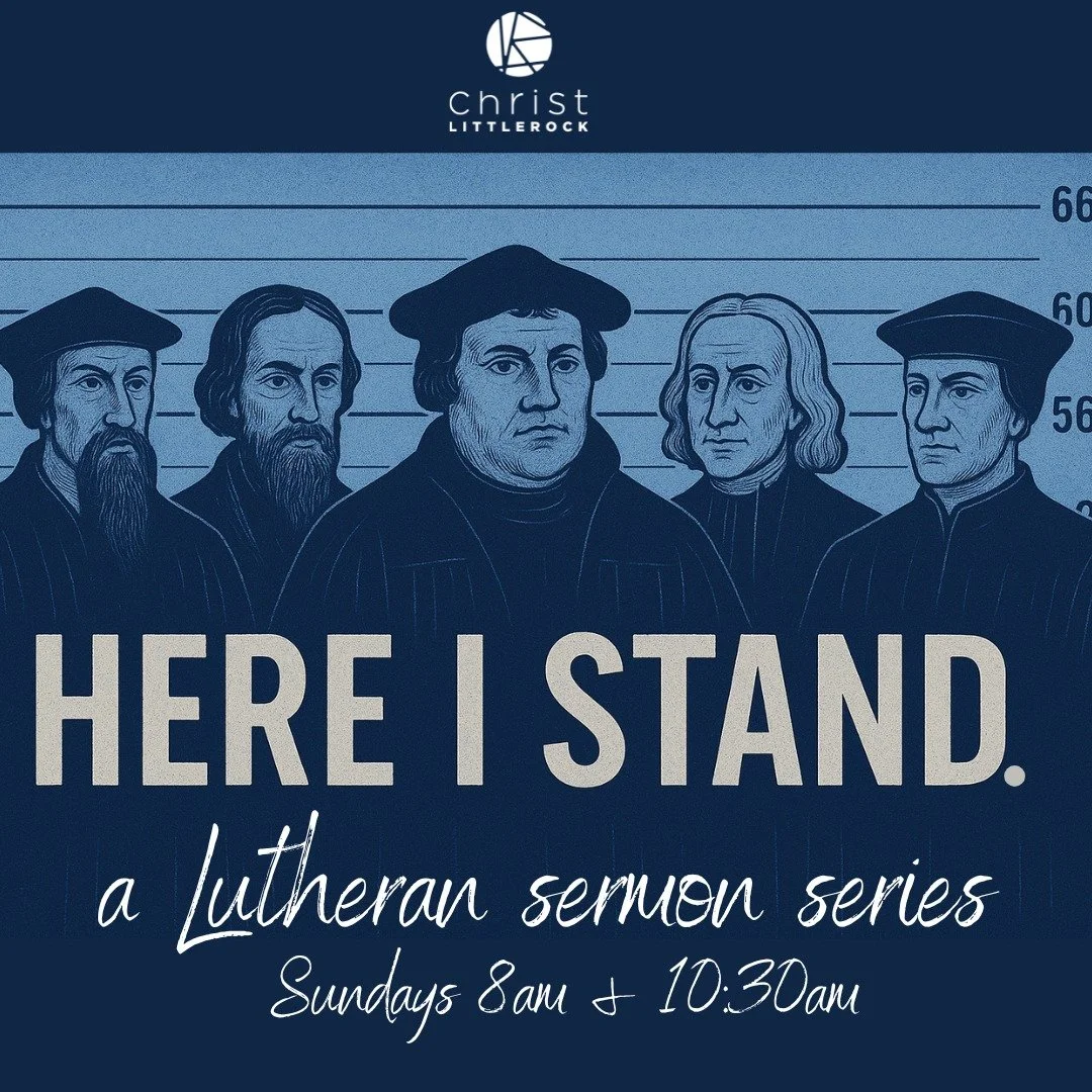 New sermon series starts this Sunday Oct. 19: Here I Stand.
Rooted in grace. Grounded in truth. Standing firm in Christ. Worship with us this Sunday!