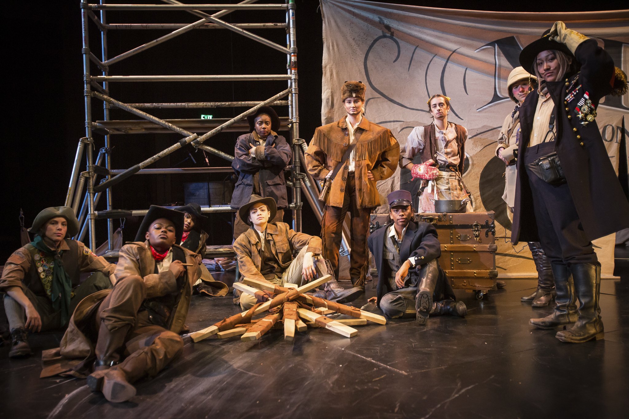 Group of initial costumes