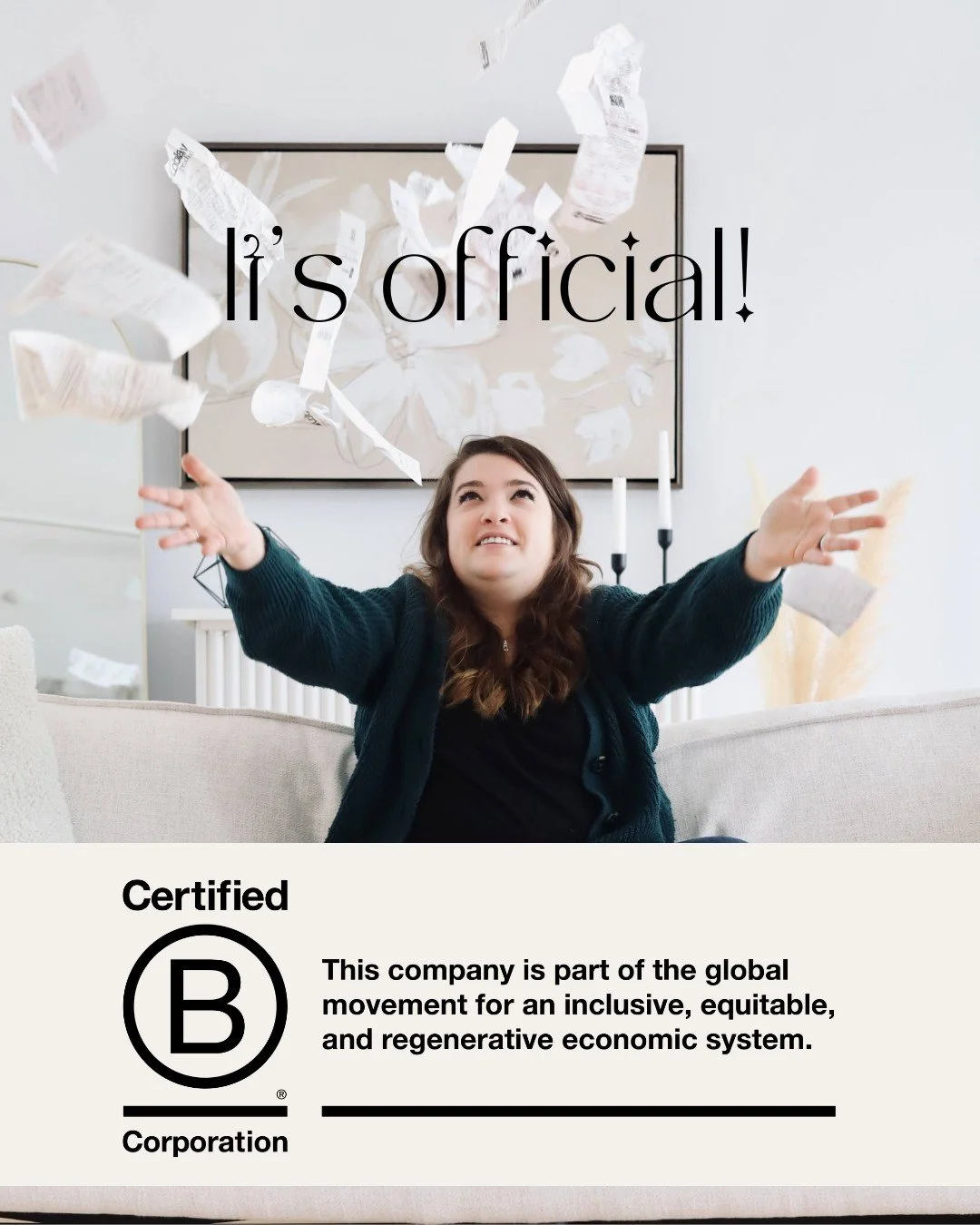 Name a more iconic duo than Signal Operations and being a Certified B Corporation&trade; ✨

As a B Corp&trade;, we&rsquo;re part of a global community of businesses that meet high standards of social and environmental impact. 

I am beyond happy for 