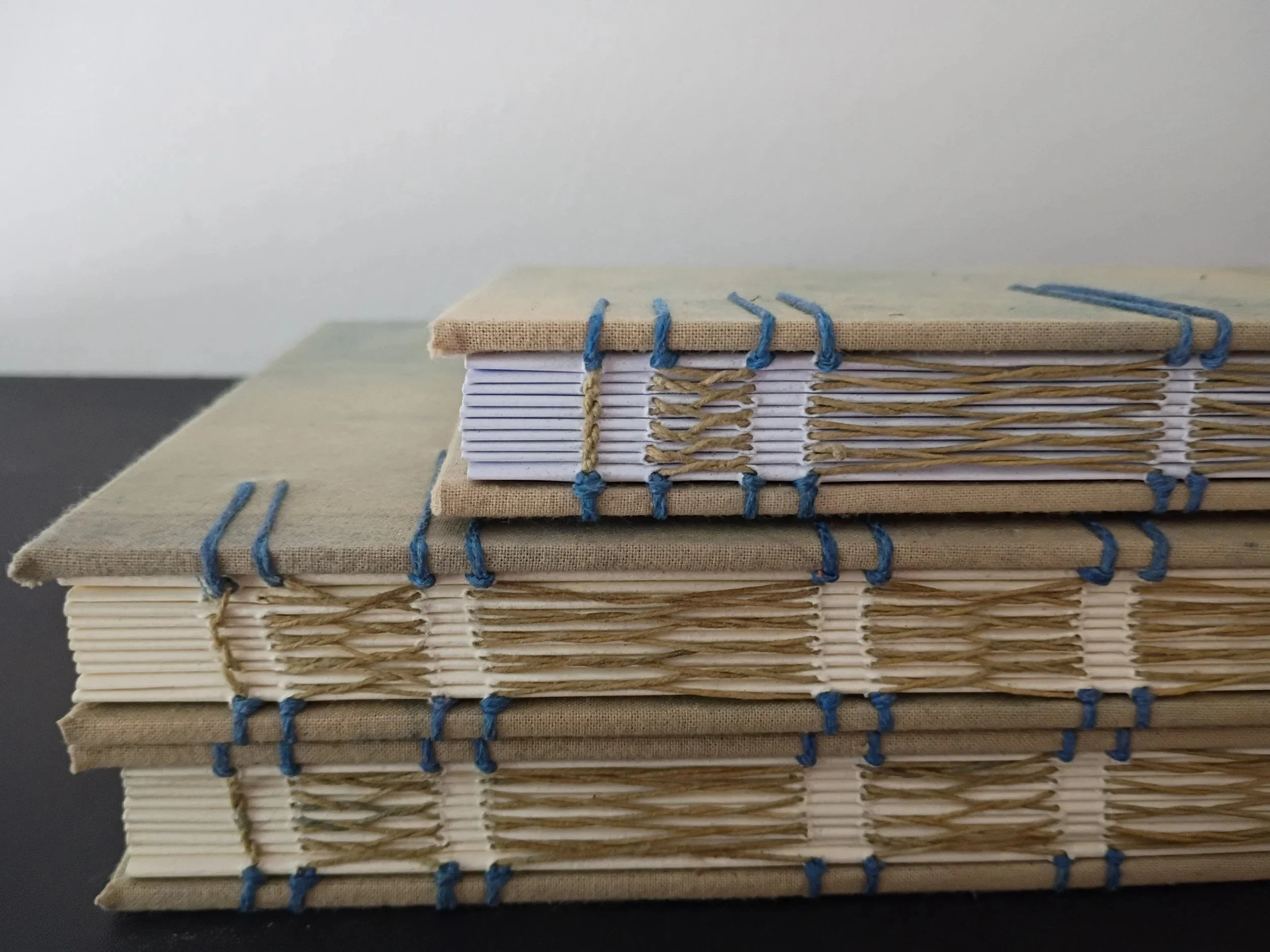 Goldenrod and Indigo Hand-Dyed Hardcover Journal