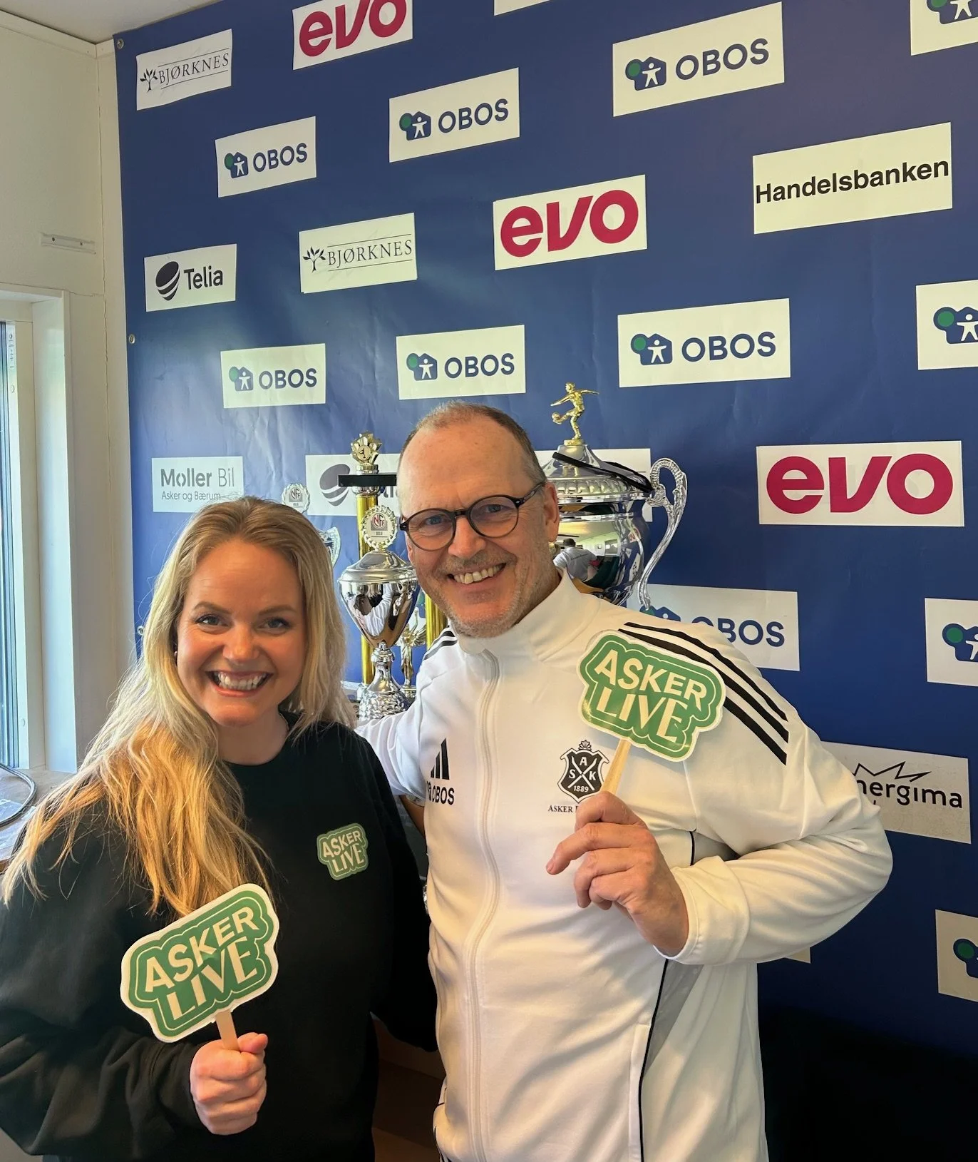 Asker&nbsp;Live og Asker Fotball heier på hverandre!