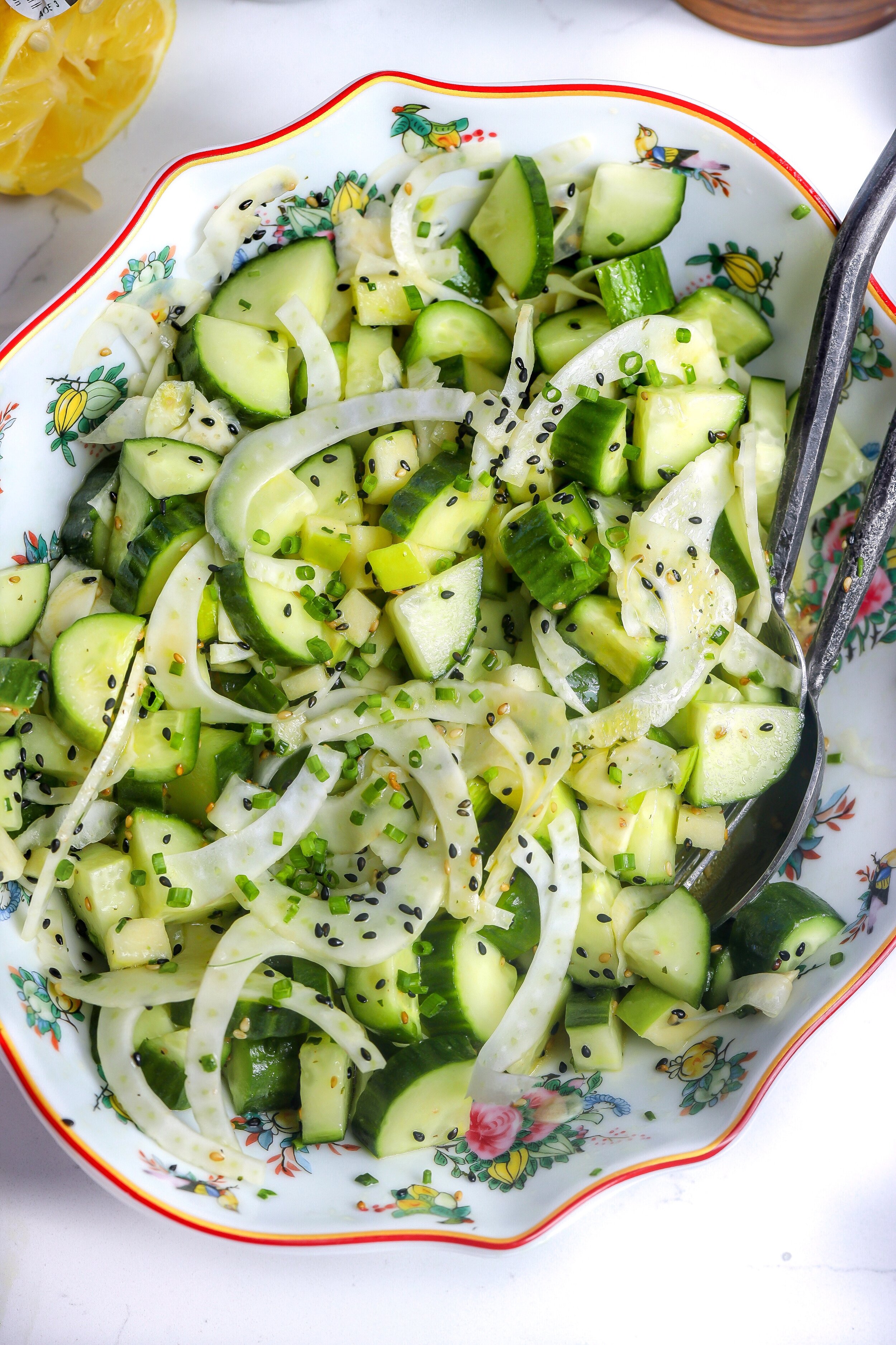 Cucumber Fennel Salad — Nadia Aidi