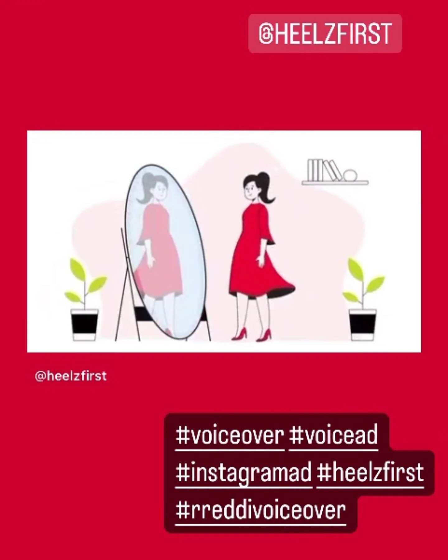 It&rsquo;s so rewarding to voice an ad for someone&rsquo;s business. Listen and watch at @heelzfirst #rreddivoiceover #voiceover #voiceoverartist #instagramad