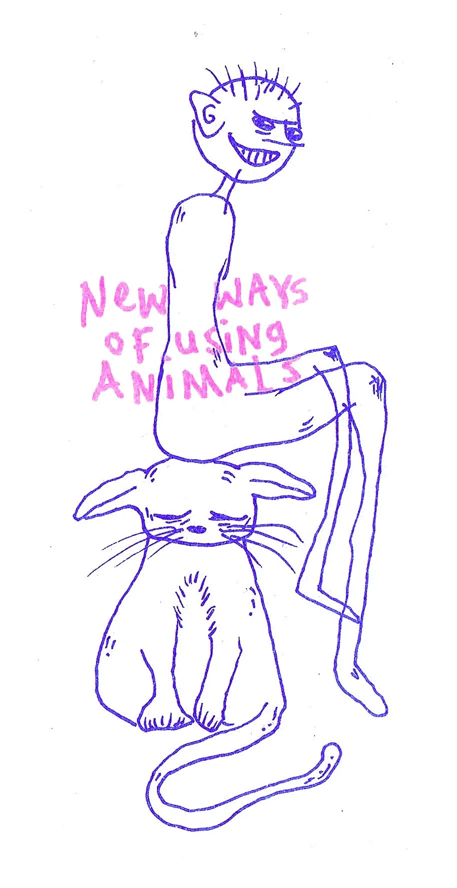 Animal cruelty · riso print