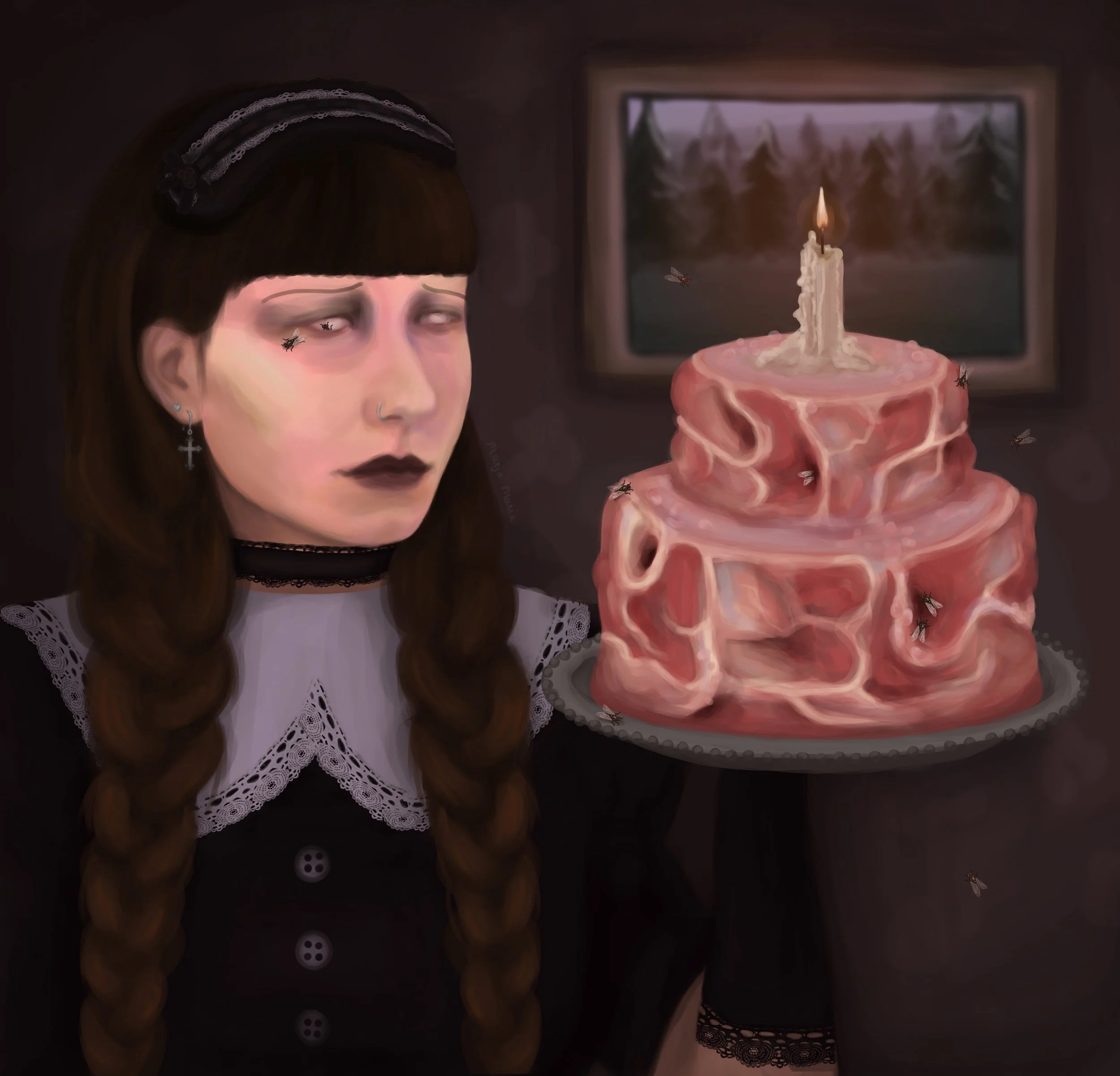 Self portrait · digital