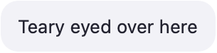 Participant testimonial screenshot