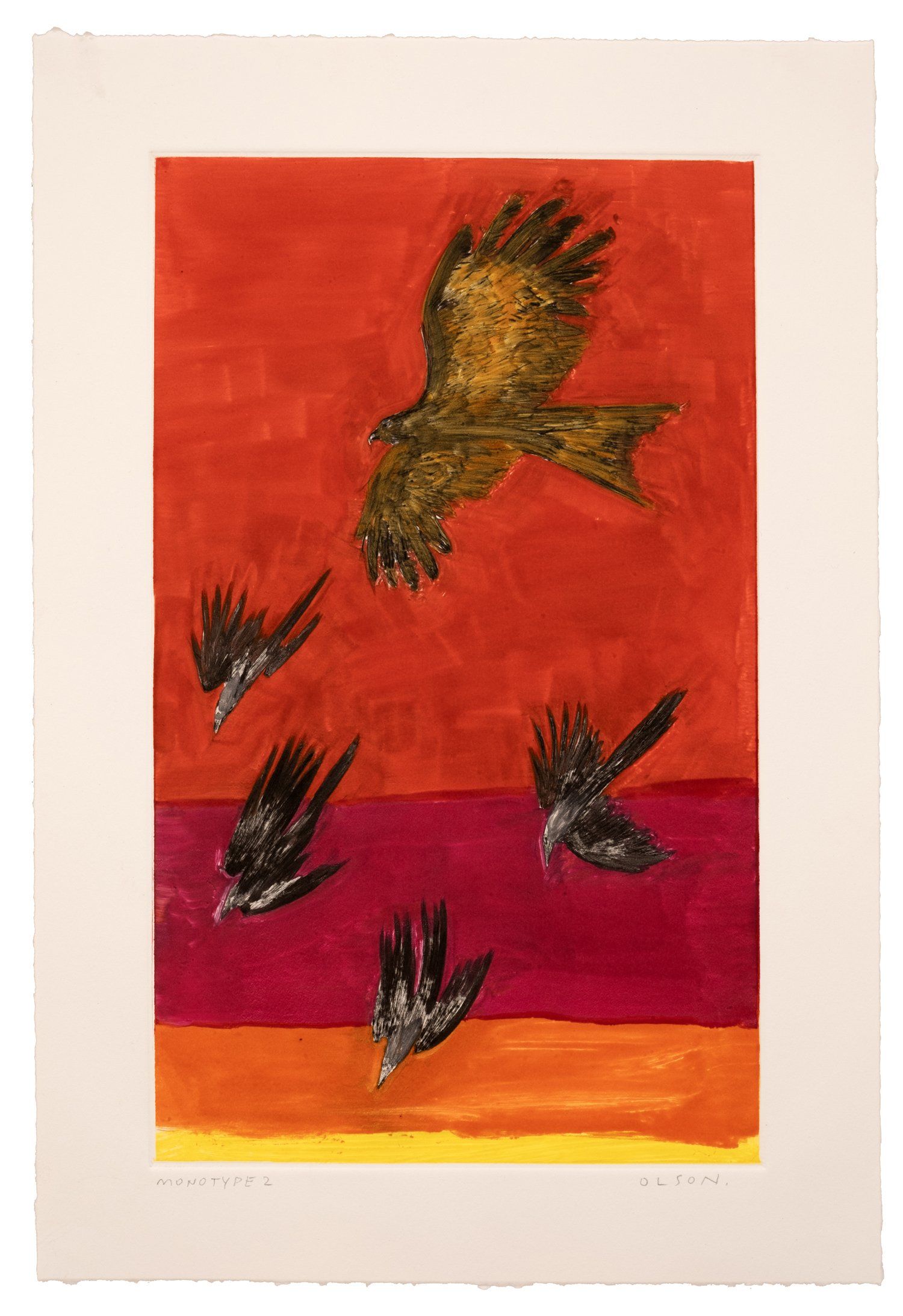 The Black Kite (Monotype 2)