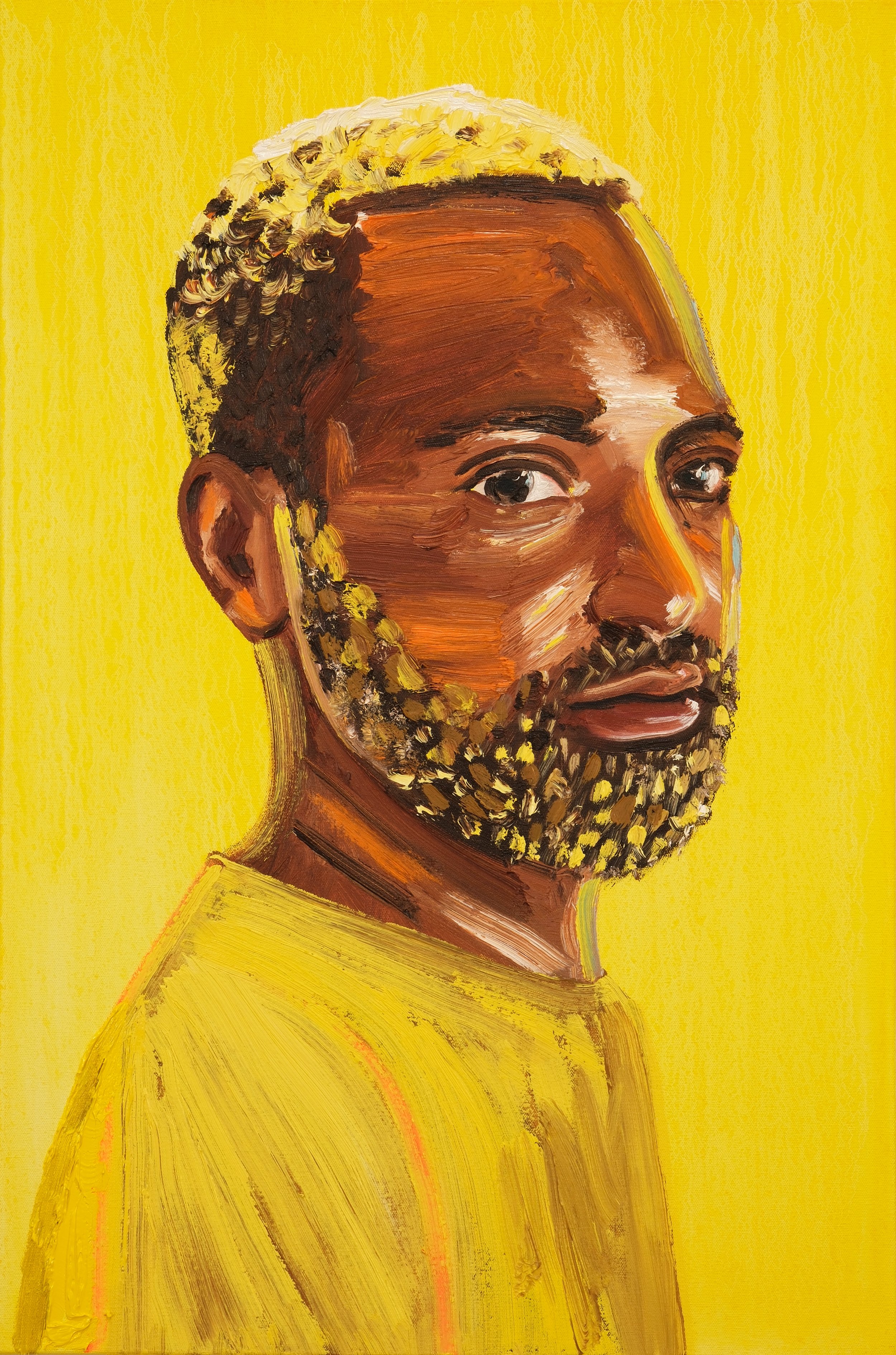 Gideon, 2024-26, oil on canvas, 30 x 20 inches