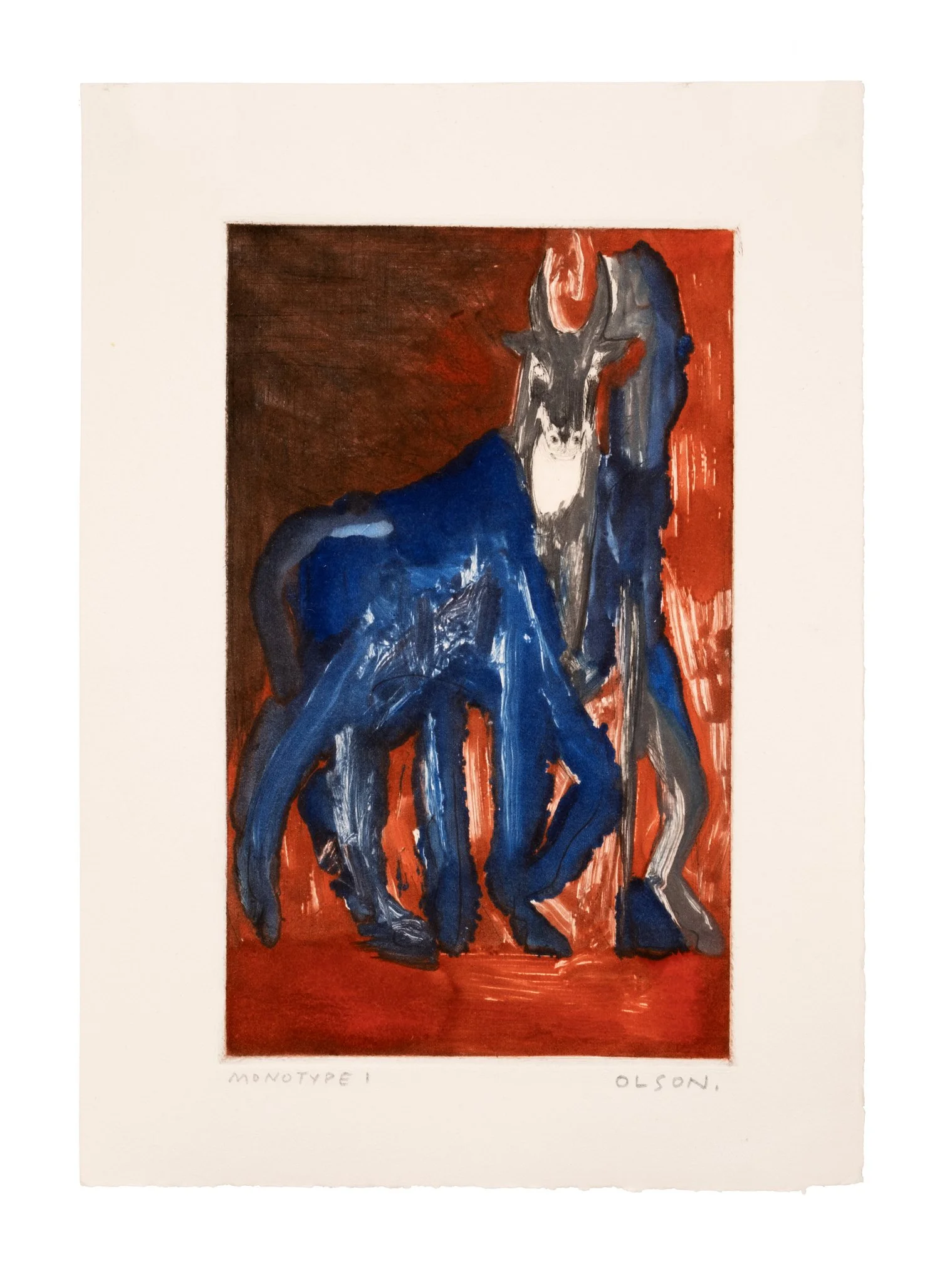 The Blue Bull (Monotype 1)