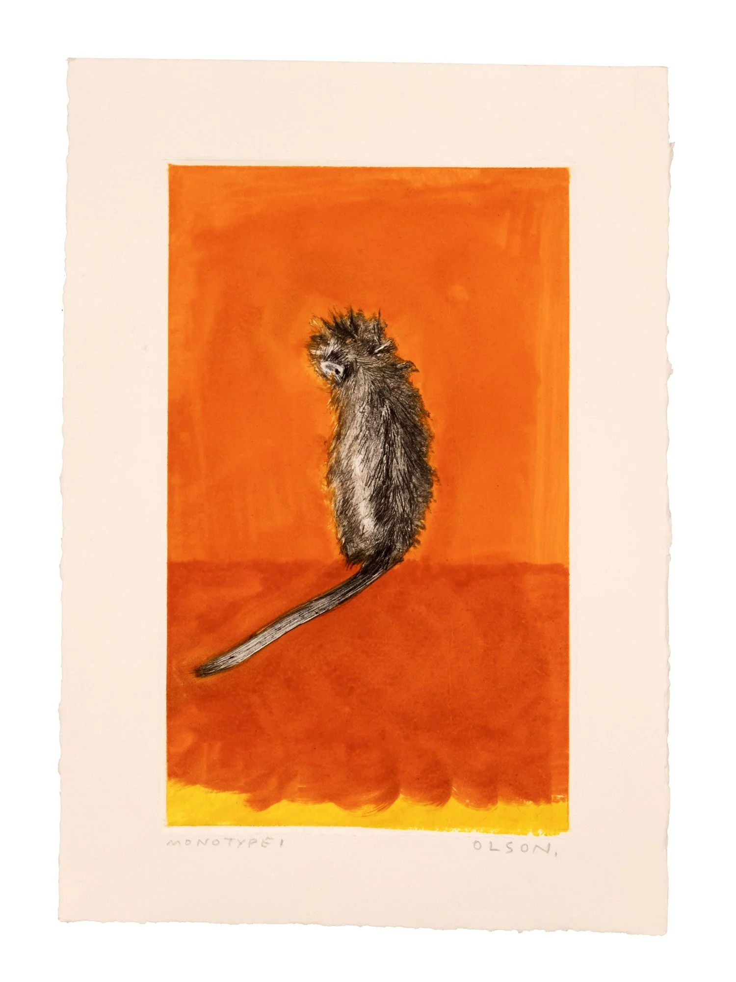 The Solo Monkey (Monotype 1)