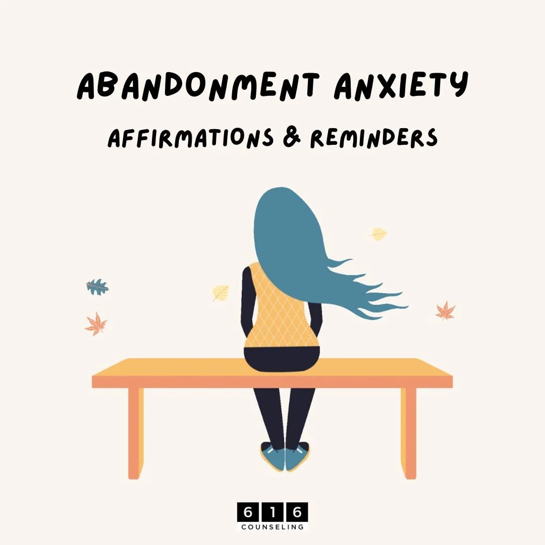 Abandonment anxiety can make silence feel unbearable. These reminders are here to ground you: you&rsquo;re safe, you&rsquo;re worthy, and you can meet your own needs with care. 💛

#MentalHealthMatters