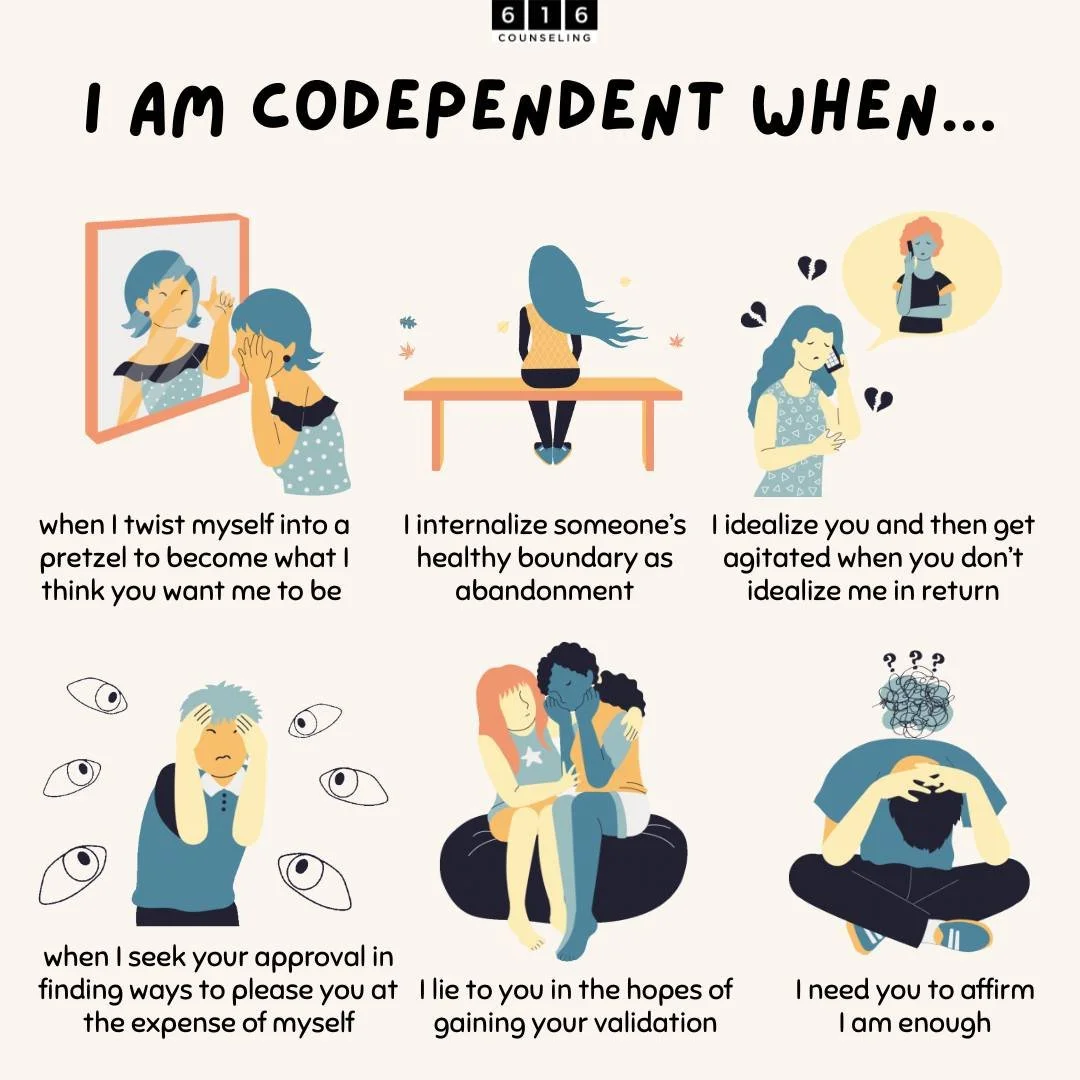 Codependency often hides under patterns we don&rsquo;t even notice&mdash; people-pleasing, fear of boundaries, or losing ourselves in someone else&rsquo;s approval. Naming these patterns is the first step toward healing and reclaiming your sense of s