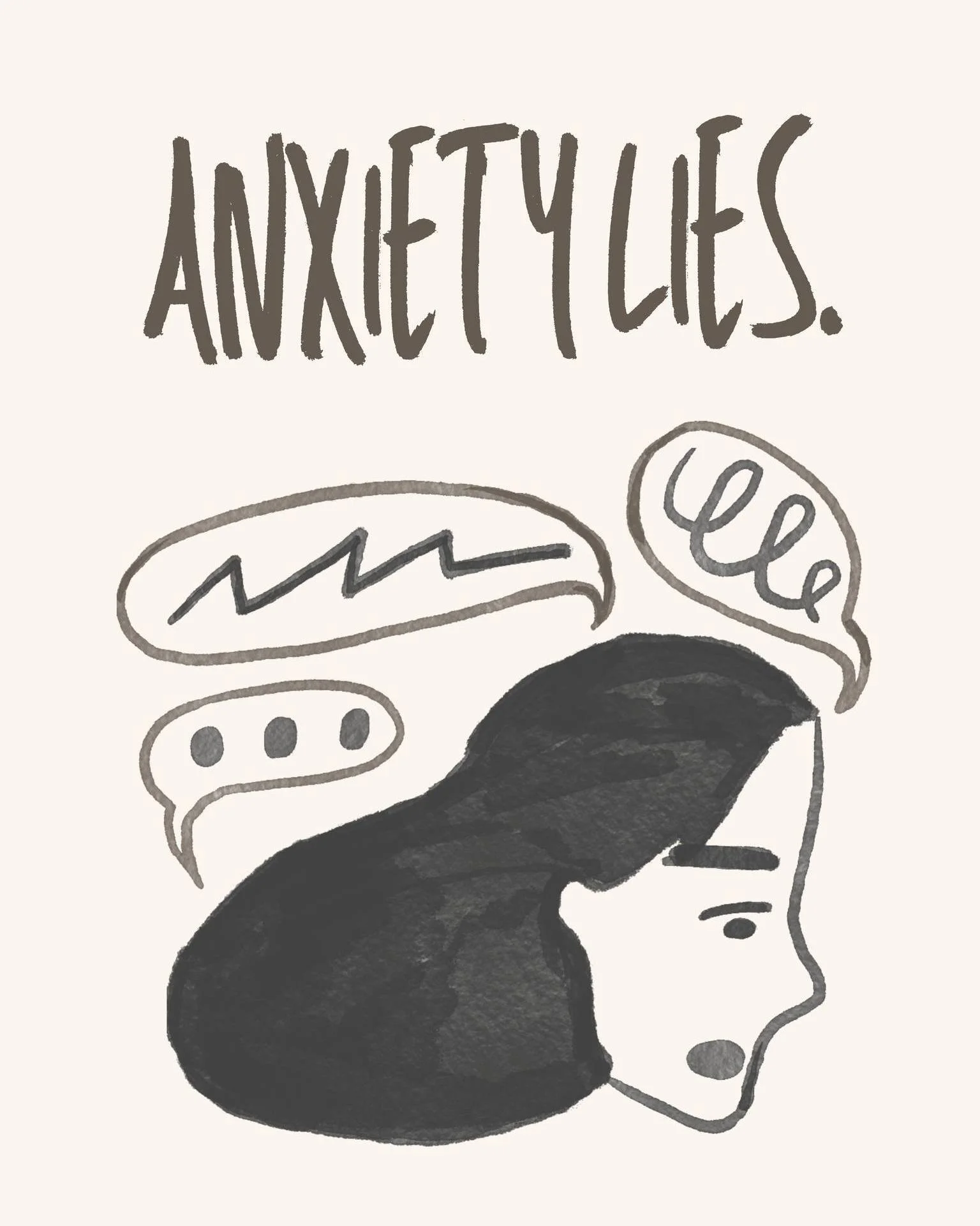 Oftentimes, our feelings feel like truth, but anxiety can distort the story.

Pause. Breathe. Question the thought. 💛

#MentalHealthMatters
