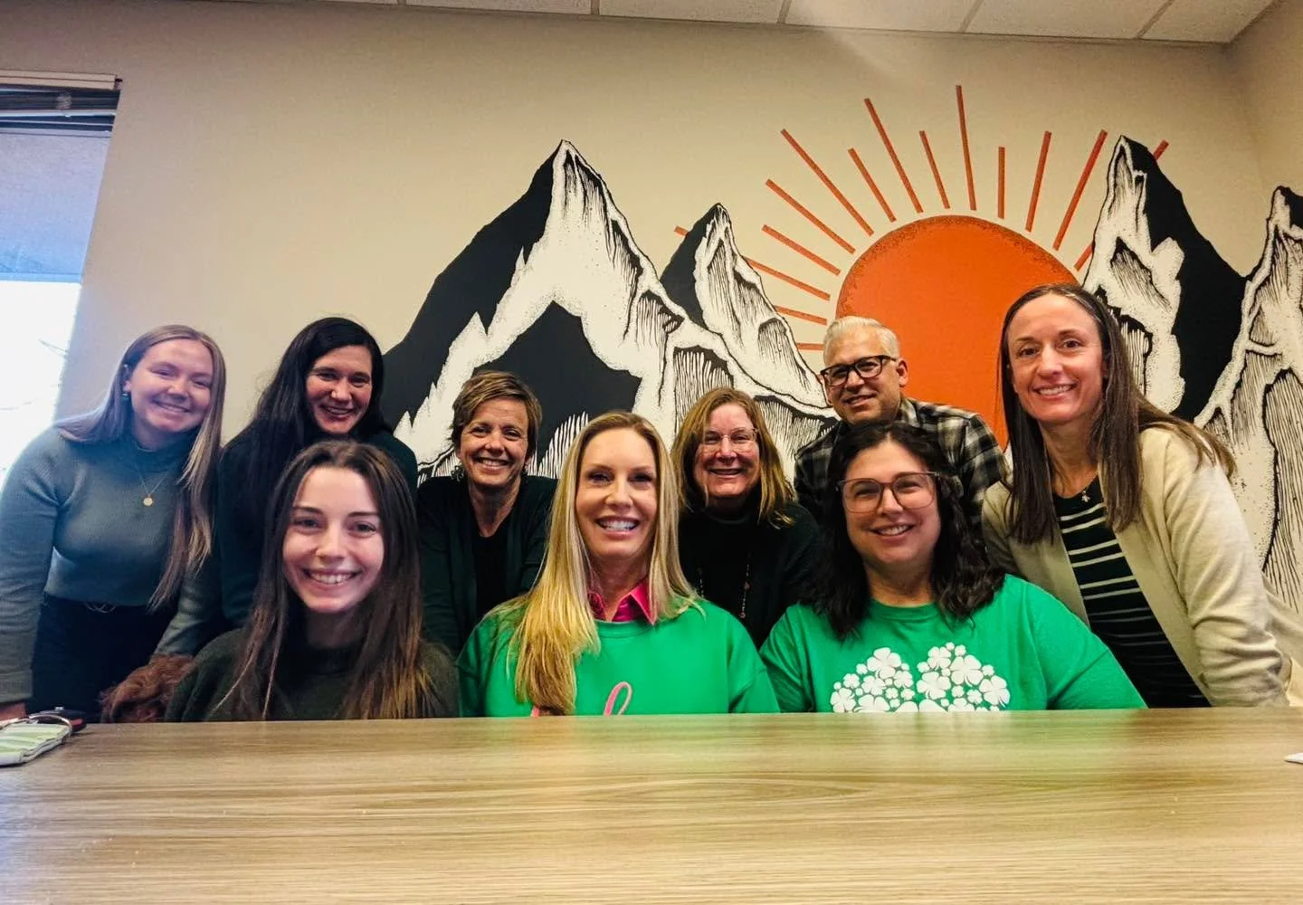 Always having fun over here!💚 Happy St. Patrick&rsquo;s Day!

You can&rsquo;t really tell, but we&rsquo;re all wearing green. 😊🍀