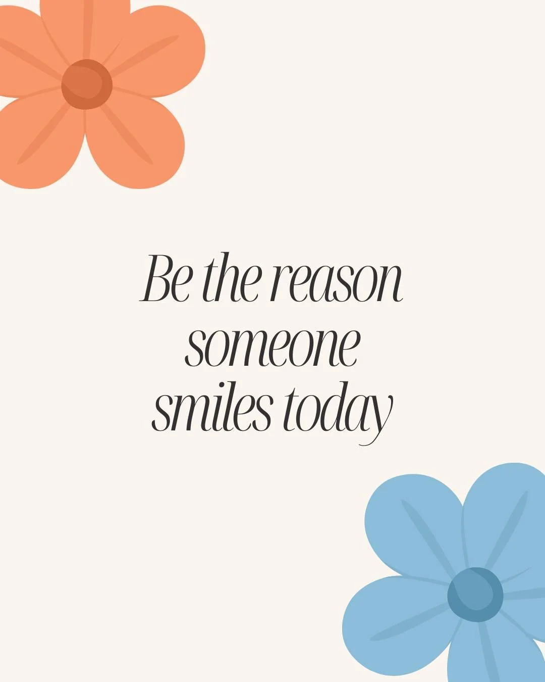 And reach out to someone who can make YOU smile today, too. 💛

#MentalHealthMatters