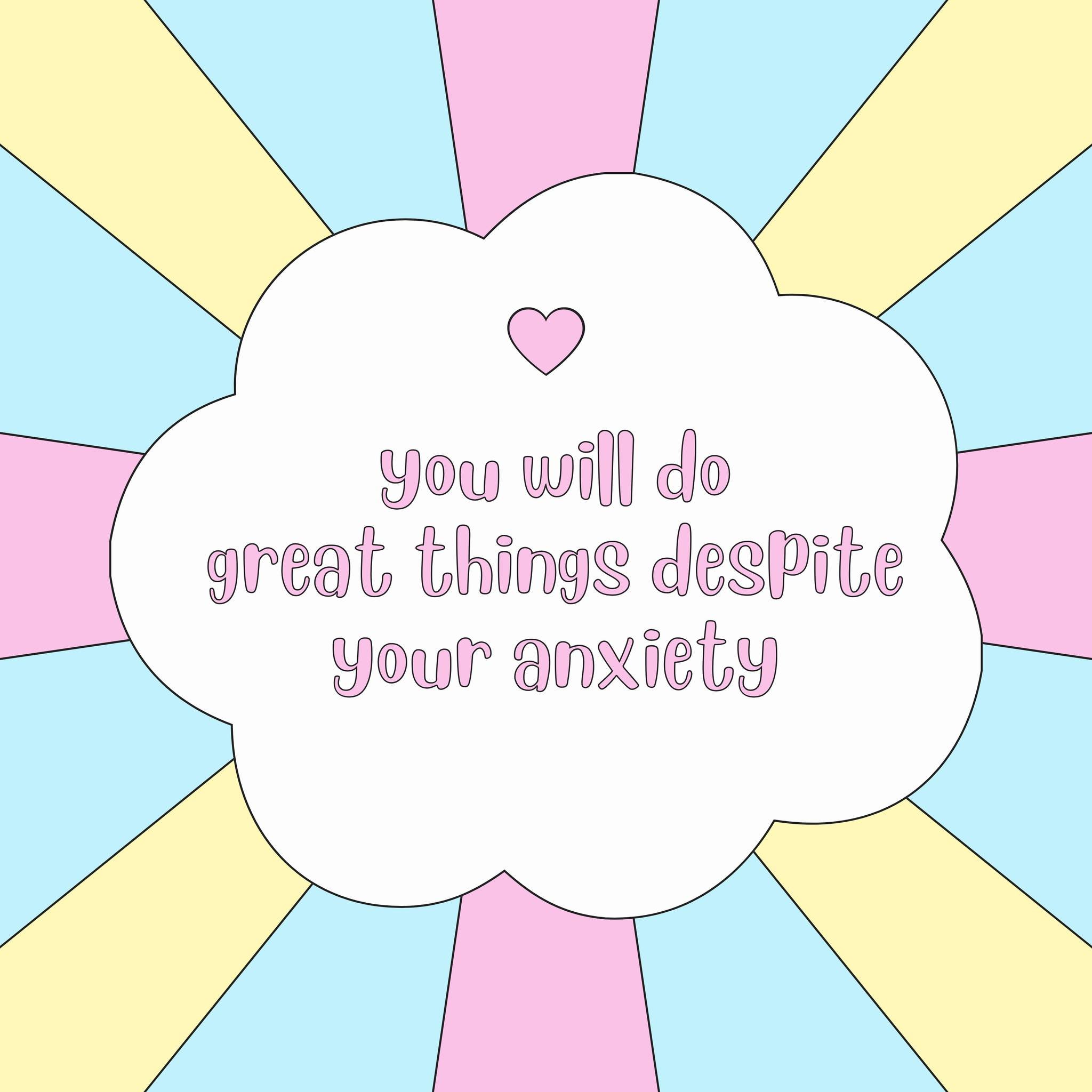 You got this!💛

#MentalHealthMatters