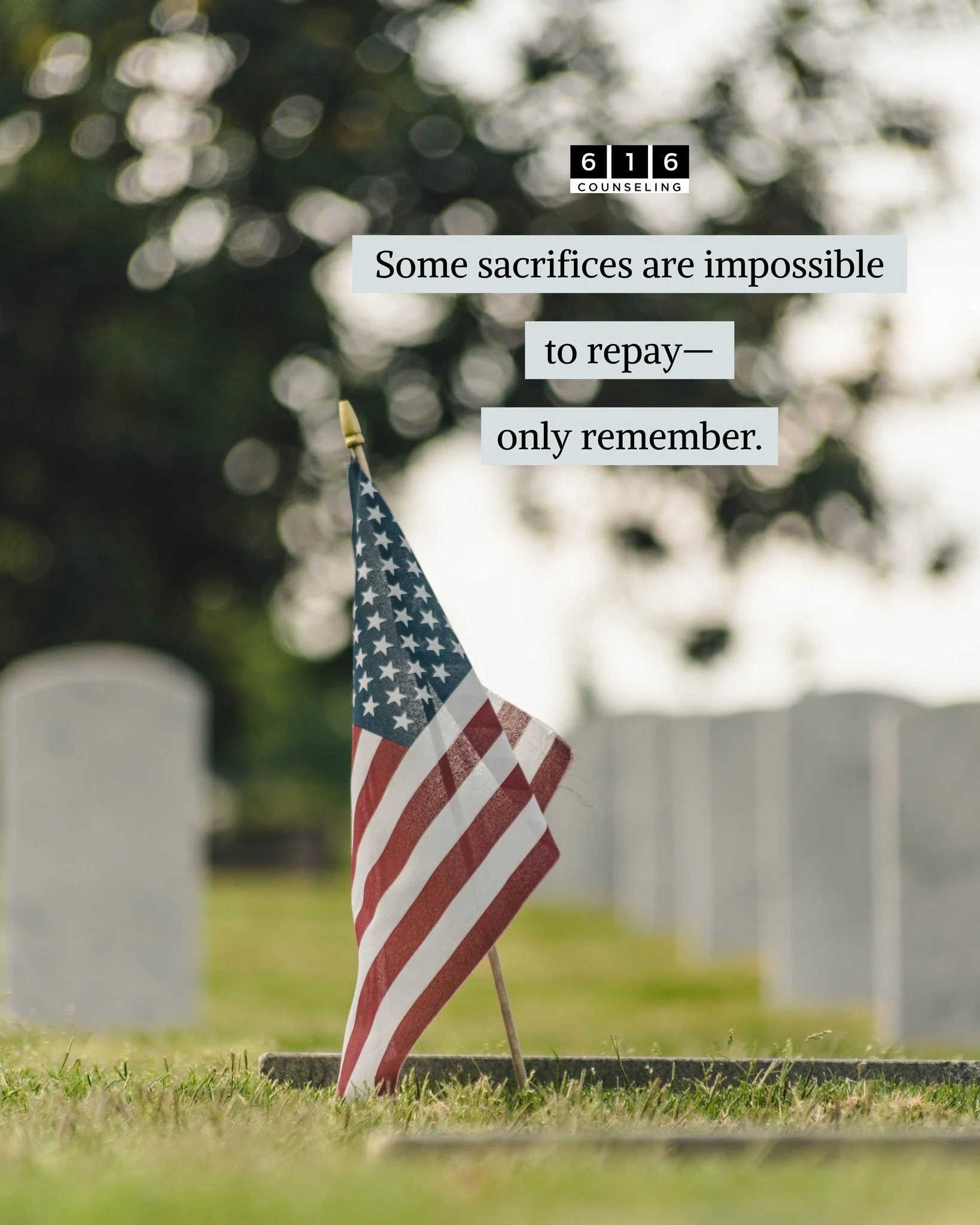 Today we remember and honor those who gave their lives in service. Memorial Day is more than a long weekend; it is a day set aside for reflection and gratitude. 🇺🇸

Thank you to those who currently serve, have served, or have directly supported tho