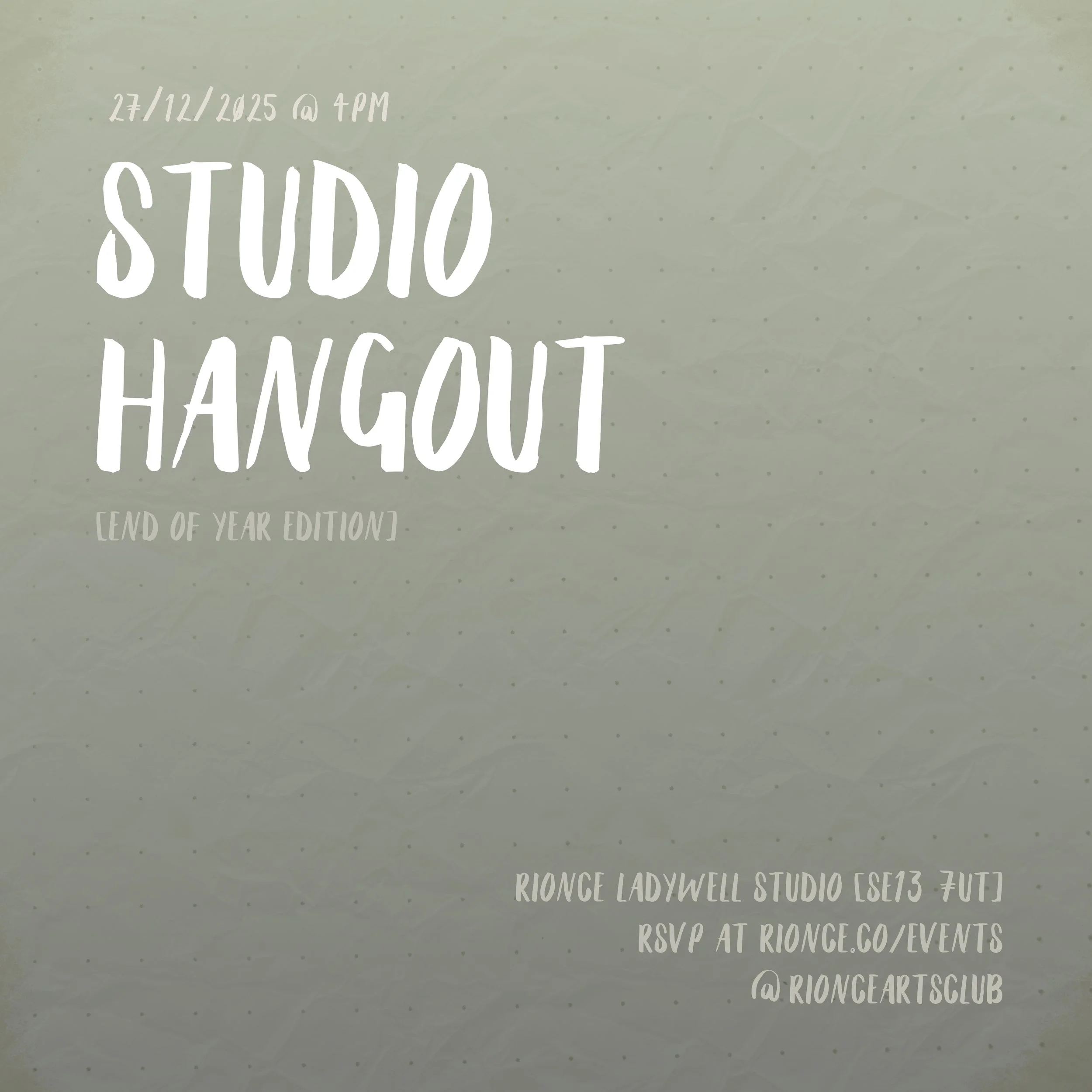 new years studio hangout