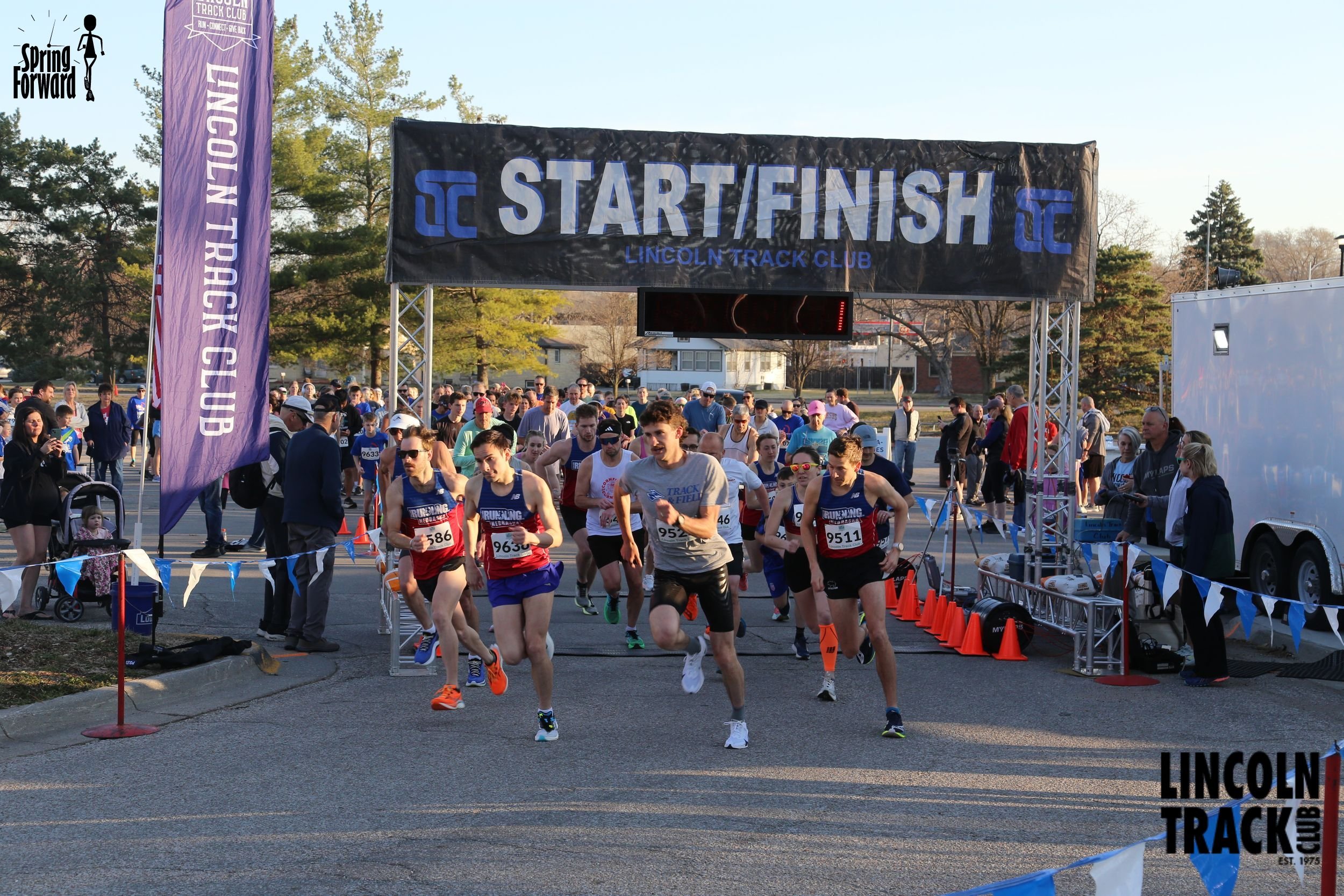 Spring Forward Start line race start