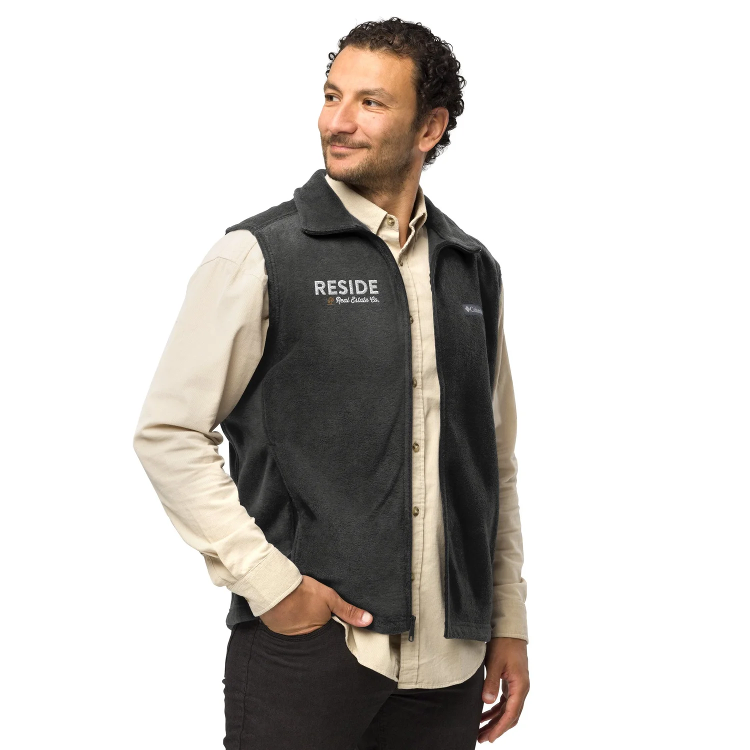 Men's Columbia fleece vest — Reside Real Estate
