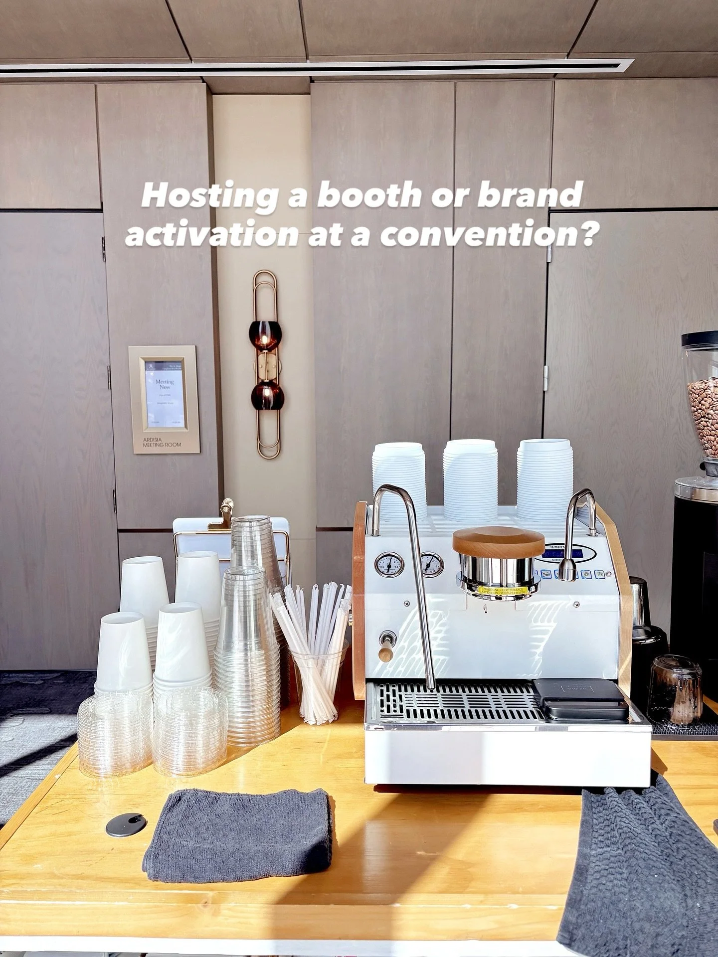 🧑&zwj;💼 Corporate Coffee Cart Catering &ndash; Meetings &amp; Office Events

Fuel your next meeting with something more than drip coffee.

Whether it&rsquo;s an employee appreciation day, morning client gathering, or internal brainstorming session 
