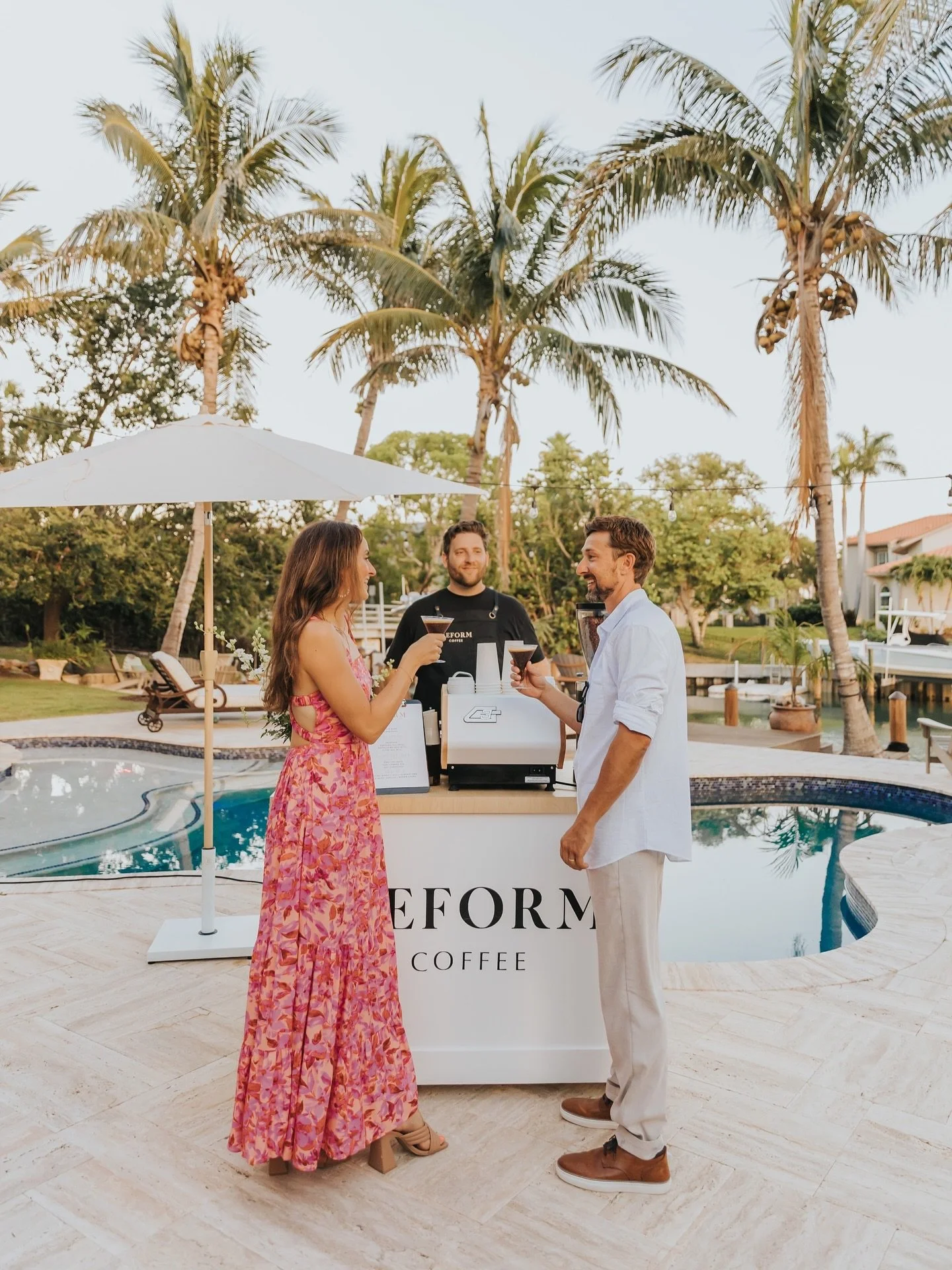 Dream It, We Make It Real 🌟☕️
Your vision deserves personalized attention. As a local Sarasota coffee catering service, we customize:
&bull; Coffee cart design and setup tailored to your event theme
&bull; Unique drink menus and themed experiences
&