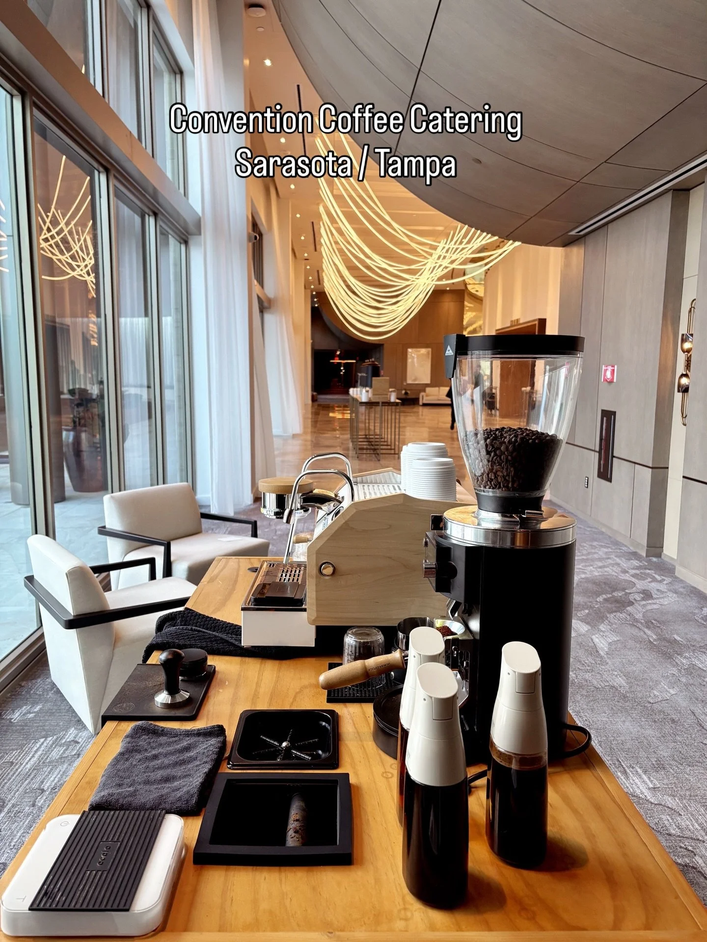 Planning a booth at a Tampa or Sarasota  convention or trade show?

Stand out with a full espresso bar experience that draws people in and keeps them around.

We specialize in brand activations that include custom cups, cart design to spotlight your 