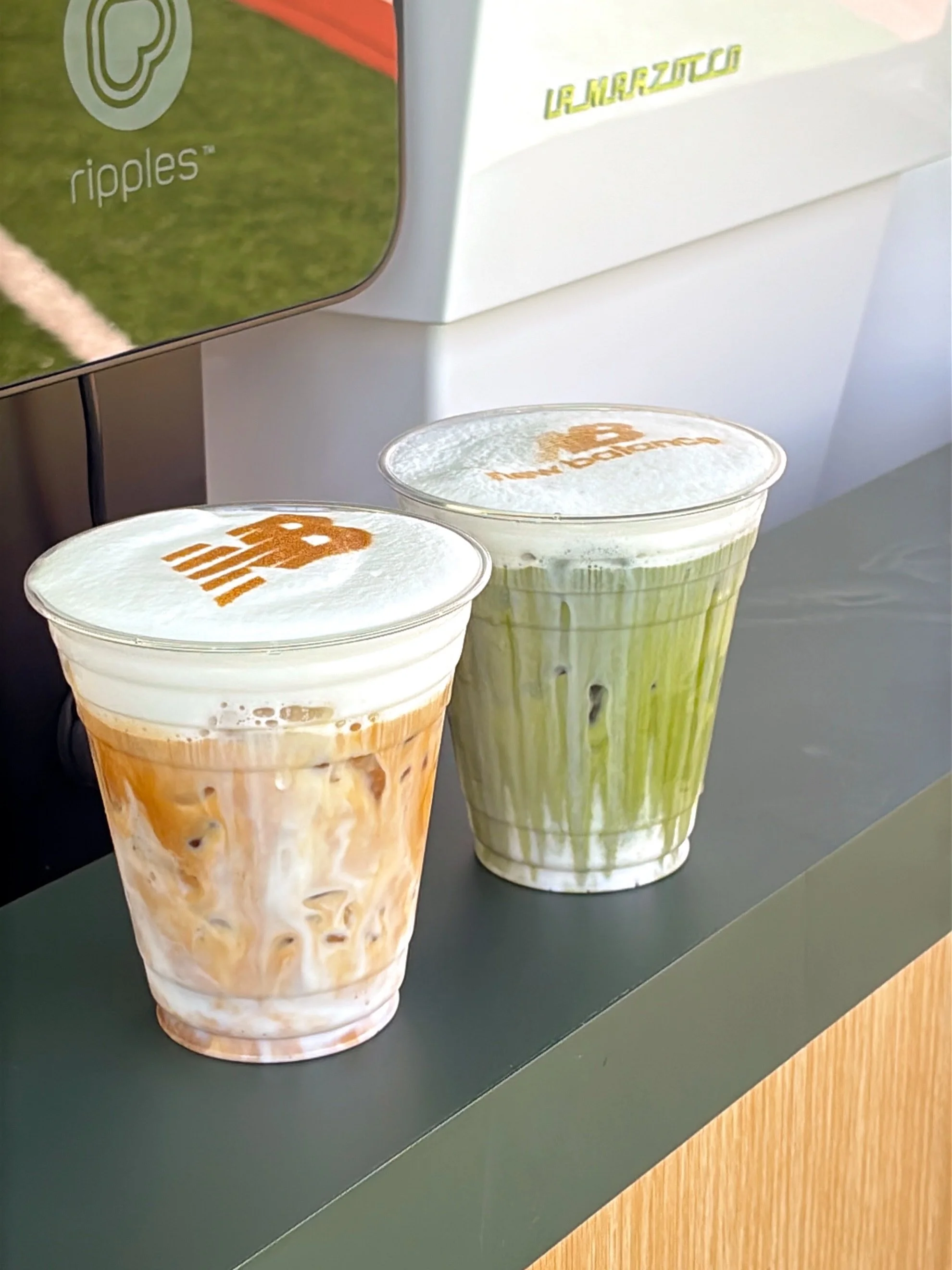 Running shoe launch brought branded coffee to International Plaza 👟

New Balance and Dick&rsquo;s Sporting Goods invited influencers, athletes, and customers to their Tampa event. We served five hours of coffee and matcha with the New Balance logo p