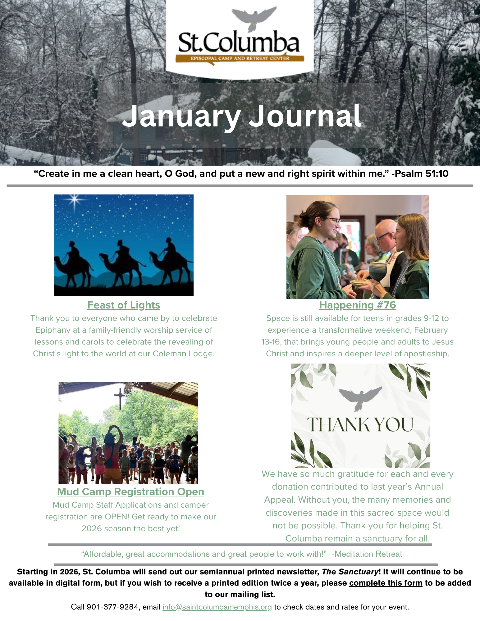 January eNewsletter