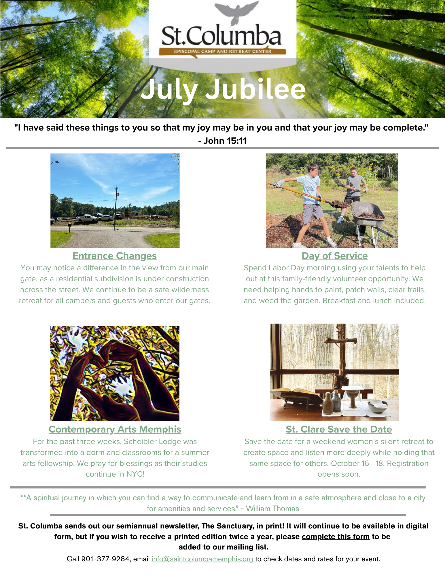 July eNewsletter