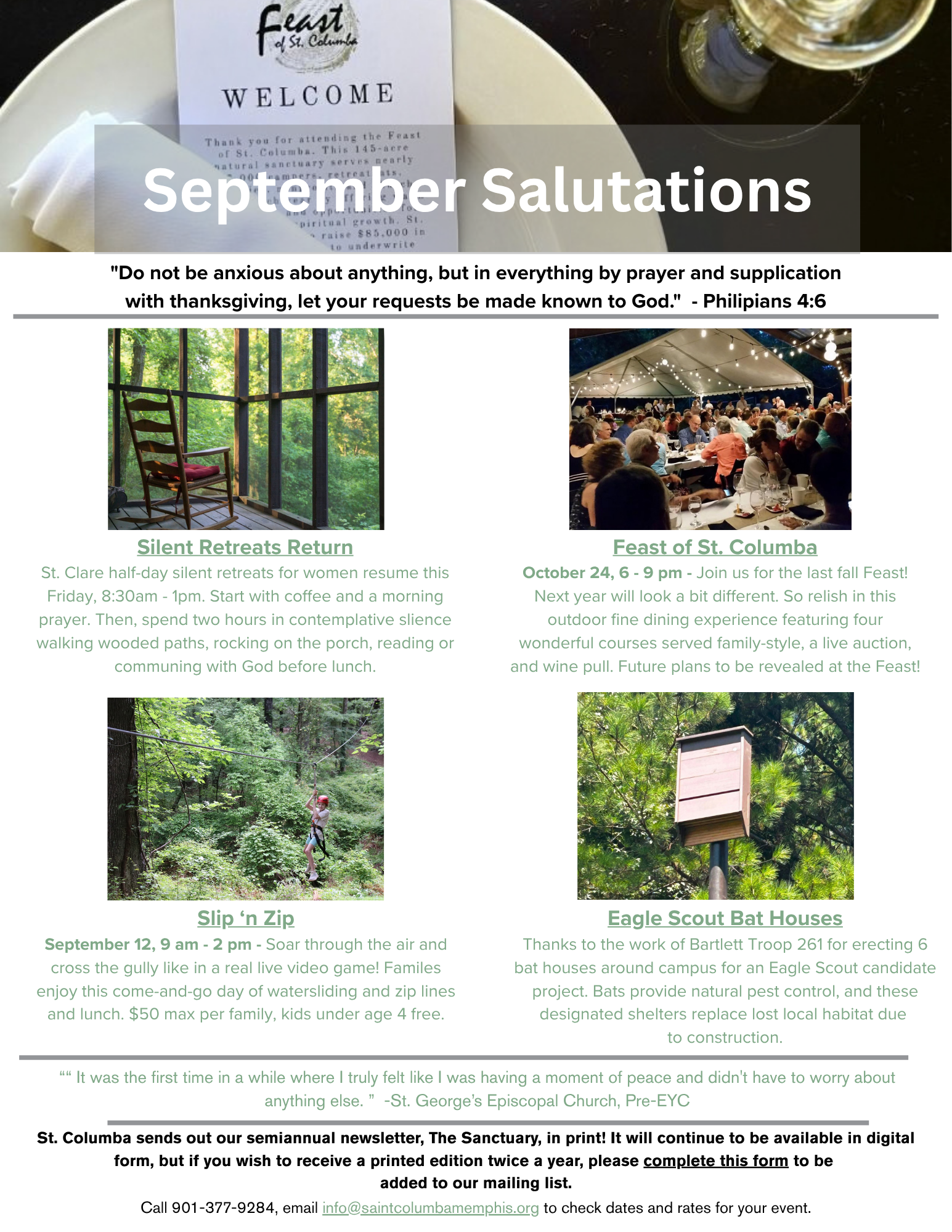 September eNewsletter