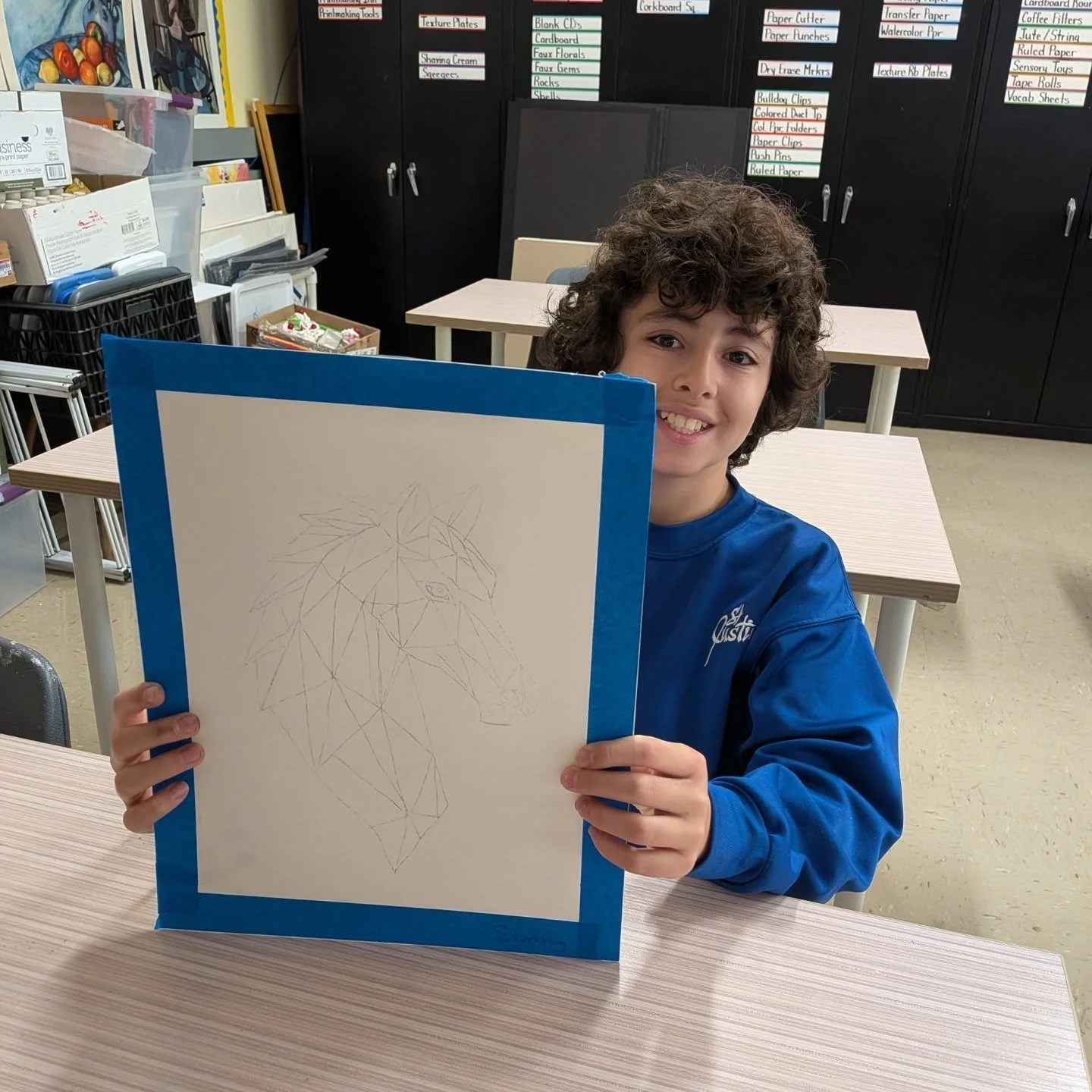 Today we celebrated the Year of the Horse and Chinese New Year in the most creative way! 🐎🧧✨

In art class, our students learned how to draw a horse and design it as part of their Chinese New Year celebration. They worked so hard on the details, ad