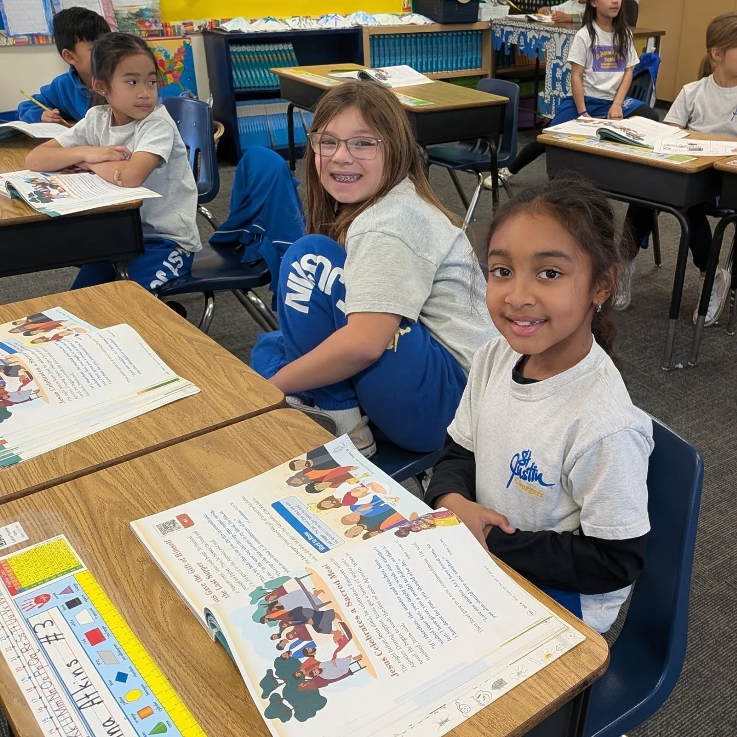 Our hearts are so full watching our 2nd graders prepare for their First Holy Communion ✝️🤍

They are learning about the beauty and meaning of the Eucharist, asking thoughtful questions, and growing in their faith each day. The excitement on their fa