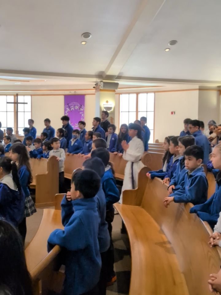 Today our incredible 6th graders beautifully led our school in our Lenten Mass. ✝️

From our littlest preschoolers to our 8th graders, the entire school came together in prayer, reflection, and song. It is always so powerful to see our students take 