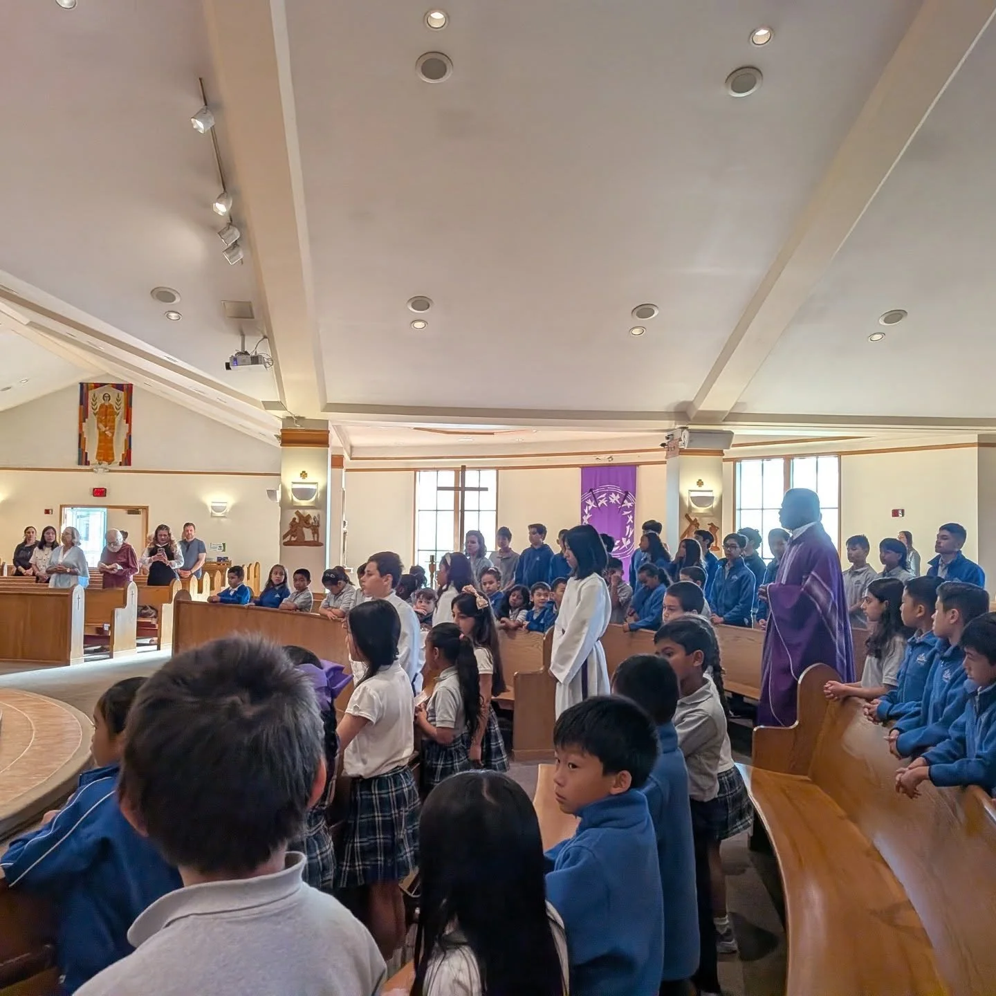 Today, our 3rd graders truly shined during our beautiful Lenten Mass. ✨

They reverently proclaimed the readings, led the Prayers of the Faithful, and proudly brought up the gifts showing such confidence and faith in action. We are so proud of the wa