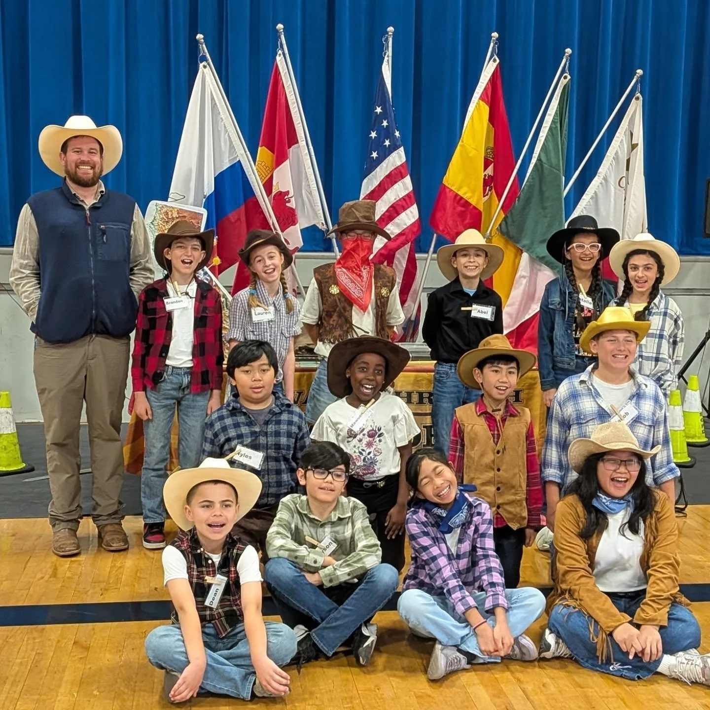 🌴✨ Our 4th graders took a step back in time today during their Walk Through California in-house field trip!

Students explored the rich history of California by becoming part of it by traveling through missions, pueblos, and the Gold Rush era. Throu