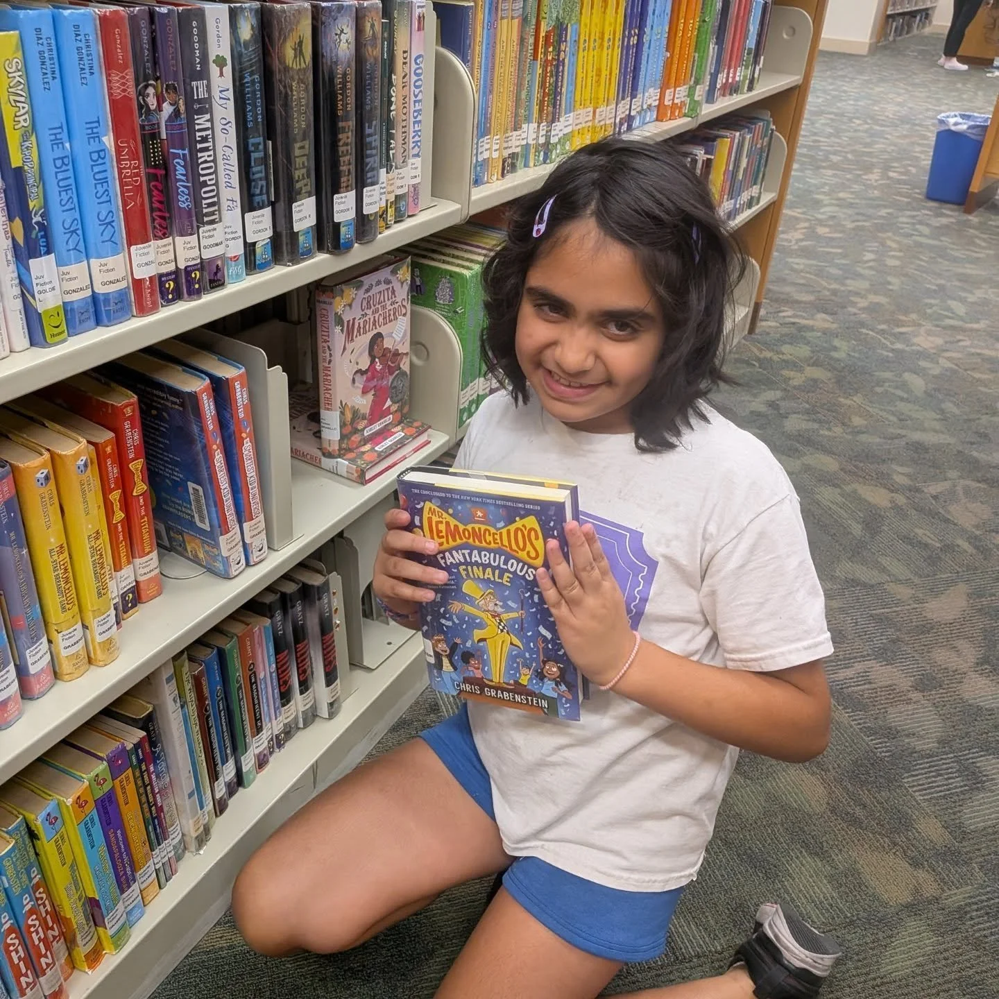 Our 3rd graders had a wonderful trip to the library! 📚✨

They even invited Mrs. Sabbatini to join them as they explored the shelves in search of their next great read. It was so exciting to see students confidently browsing and checking out chapter 