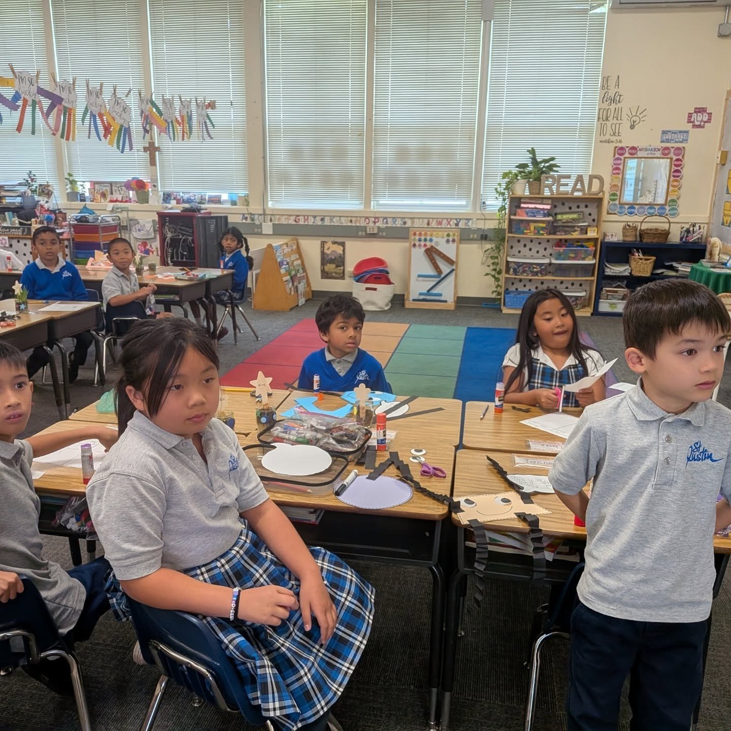 6th &amp; 1st Grade Buddies 🐰💫

Our 6th and 1st grade buddies had a blast at the Easter egg hunt! It was so heartwarming to see older students helping their younger buddies and celebrating each find together.

A special moment leading up to the fun