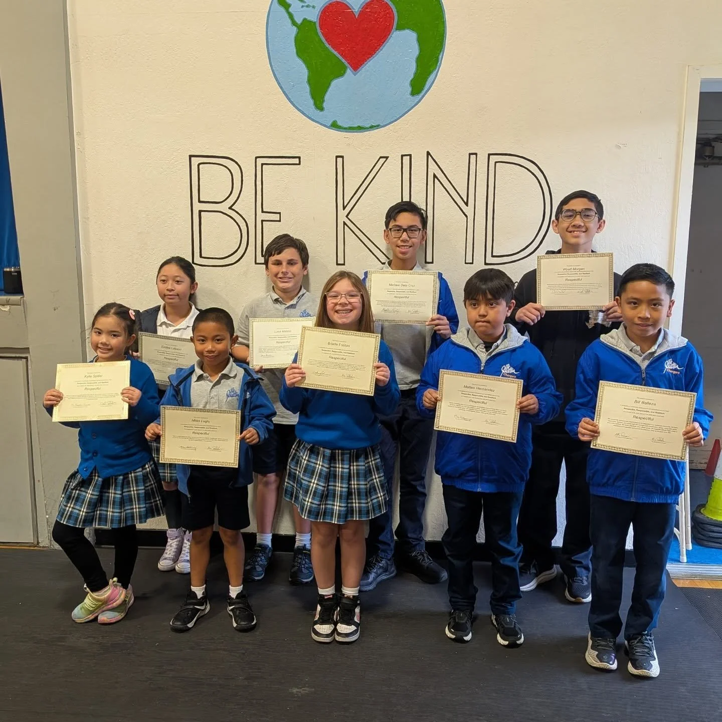 Today we celebrated our 3R Award recipients for the month of March, recognizing students who truly exemplify Respect!

These students consistently show kindness and consideration toward their teachers and classmates. They come to school each day read