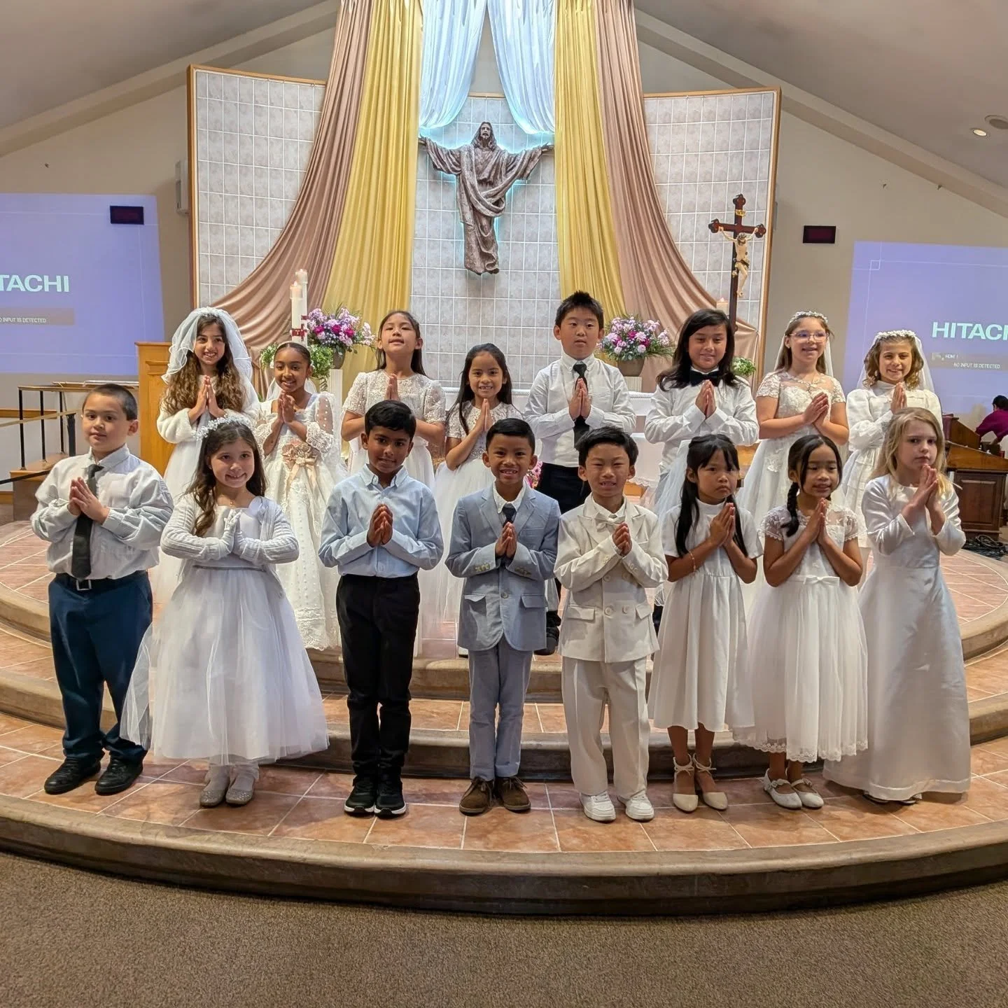 Today was a truly beautiful and faith-filled day at St. Justin School as our Second Grade students received their First Holy Communion. ✝️🤍

We are so proud of our students as they took this special step in their faith journey surrounded by their fa