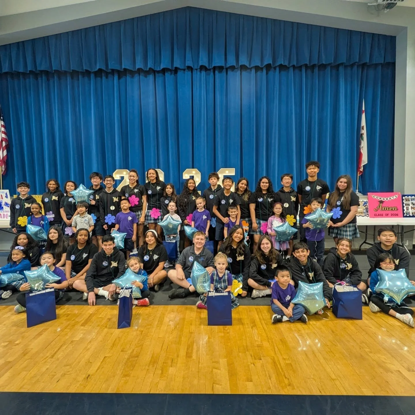 Today was a beautiful and heartwarming celebration as our Kindergarten students held a special rally for our graduating 8th graders and their Big Buddies! 💙💛

Each kindergartener shared what they love most about their 8th-grade buddy, filling the r