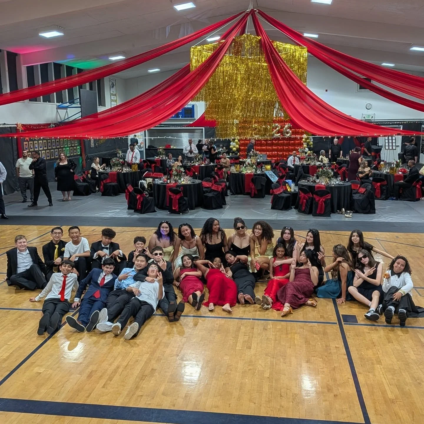 🎬🏆 Lights, Camera, Celebration! 🏆🎬

Our Class of 2026 had the most amazing Red Carpet Emmy Awards Night!

Each 8th grader was recognized with their own Emmy award and received a special swag bag featuring St. Justin Class of 2026 sunglasses. 😎

