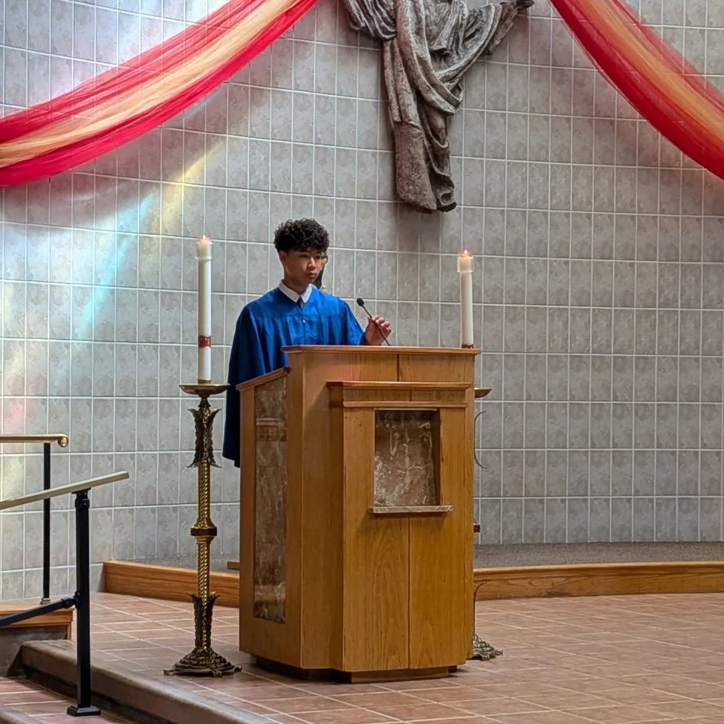 We celebrated our 8th Grade Baccalaureate Mass, a beautiful and meaningful tradition as our graduates prepare to take their next steps.

Our 8th graders led the Mass with confidence, reverence, and faith. They proclaimed the readings, sang the respon