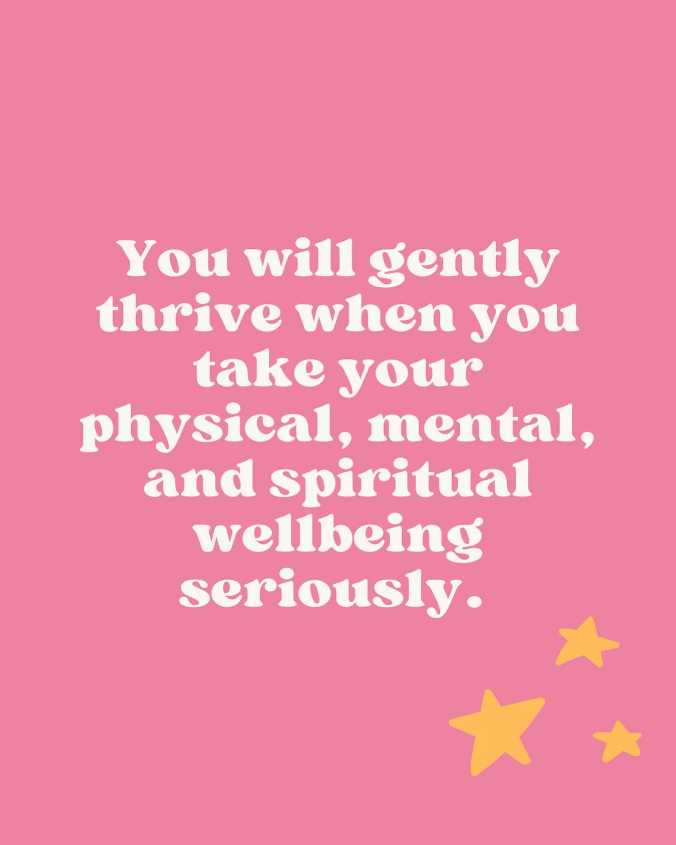 This is a hill that I will die on: your wellbeing is not a luxury that can be delayed. 

It is pivotal to empowering you to get to where you want to get to.

Because, when you take your physical, mental, and spiritual wellbeing seriously, that is whe