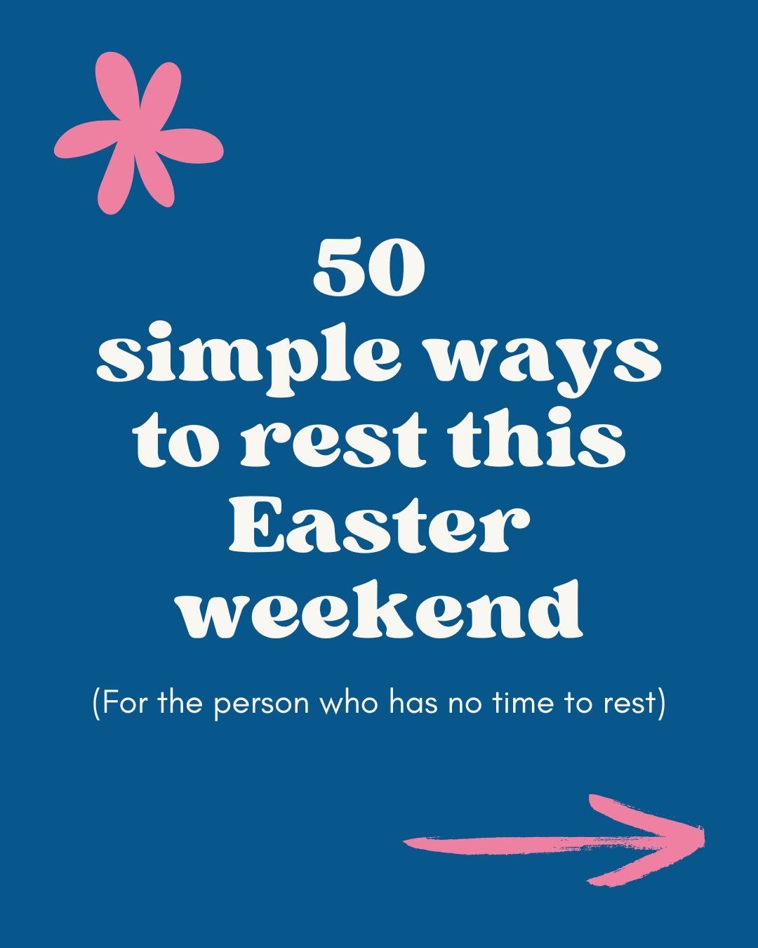 I&rsquo;m here to remind you that this long Easter weekend is a great opportunity to get some good quality rest to help you recover from a long winter!

And the good news is that you don&rsquo;t need a lot of time to do it. 

I&rsquo;ve put together 